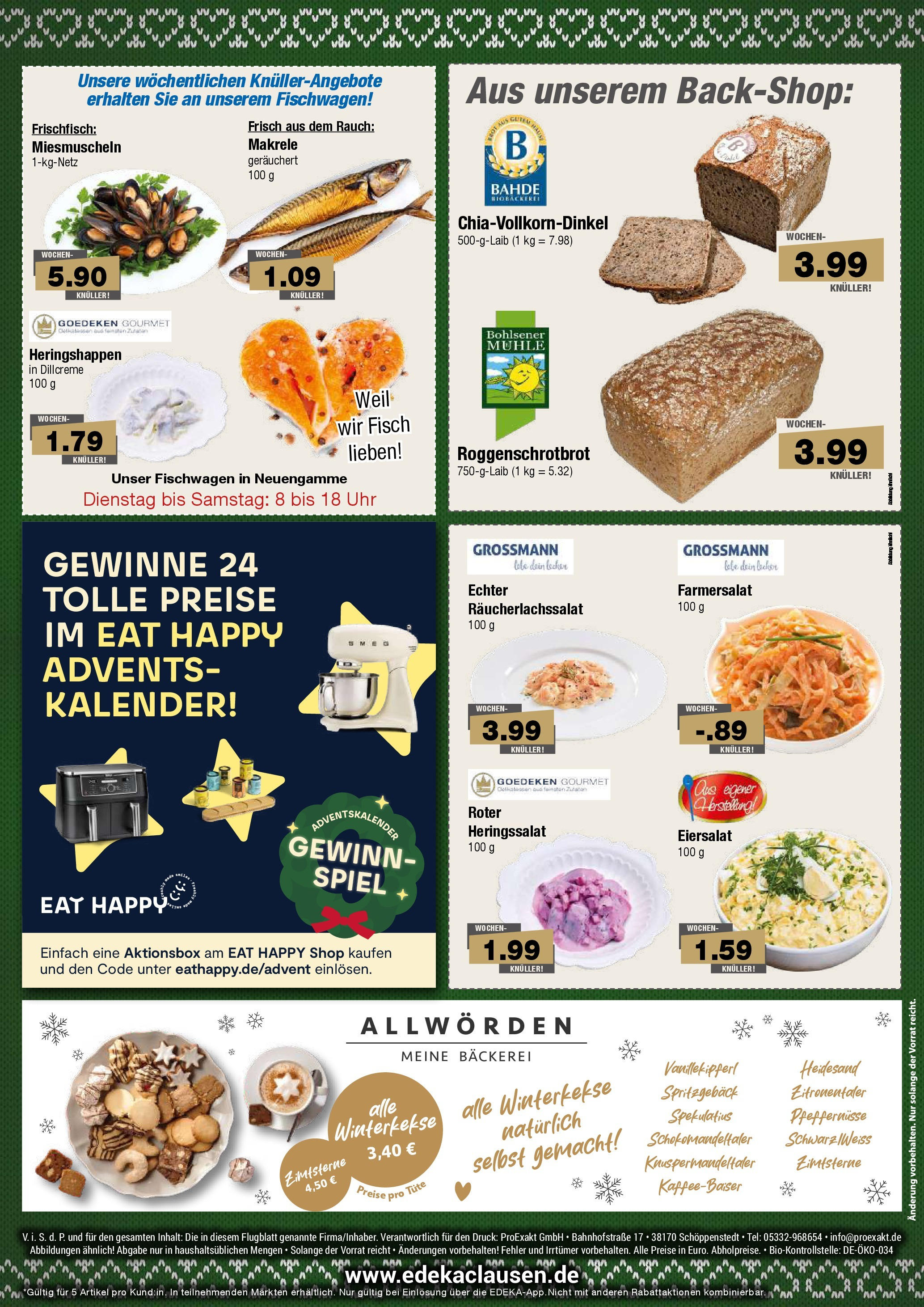 Edeka - EDEKA: Wochenangebote (ab 08.12.2024) » Angebote Online | Seite: 8 | Produkte: Spiel, Mühle, Fisch, Uhr