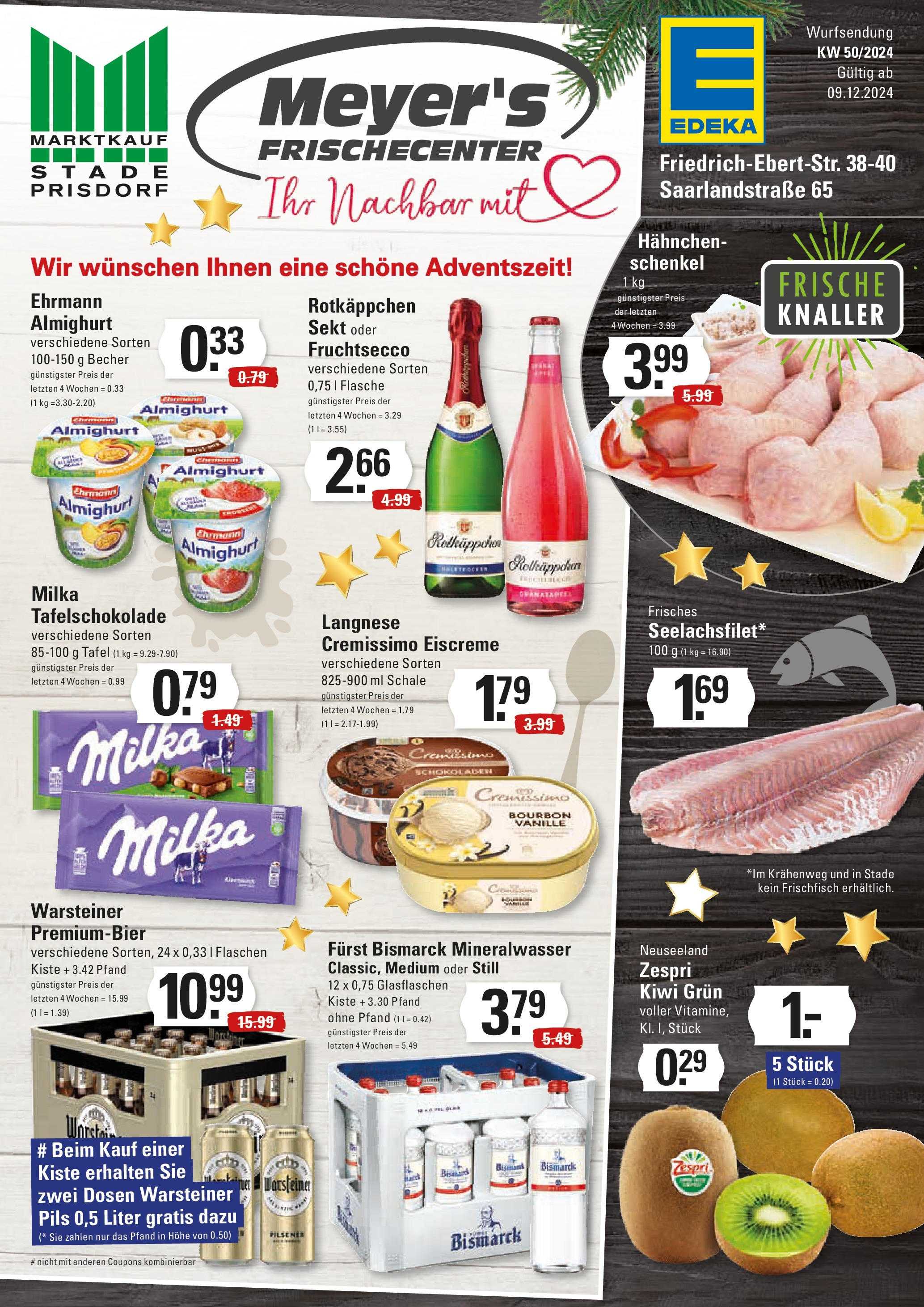 Edeka - EDEKA: Wochenangebote (ab 08.12.2024) » Angebote Online | Seite: 1 | Produkte: Sekt, Mineralwasser, Rotkäppchen, Bourbon