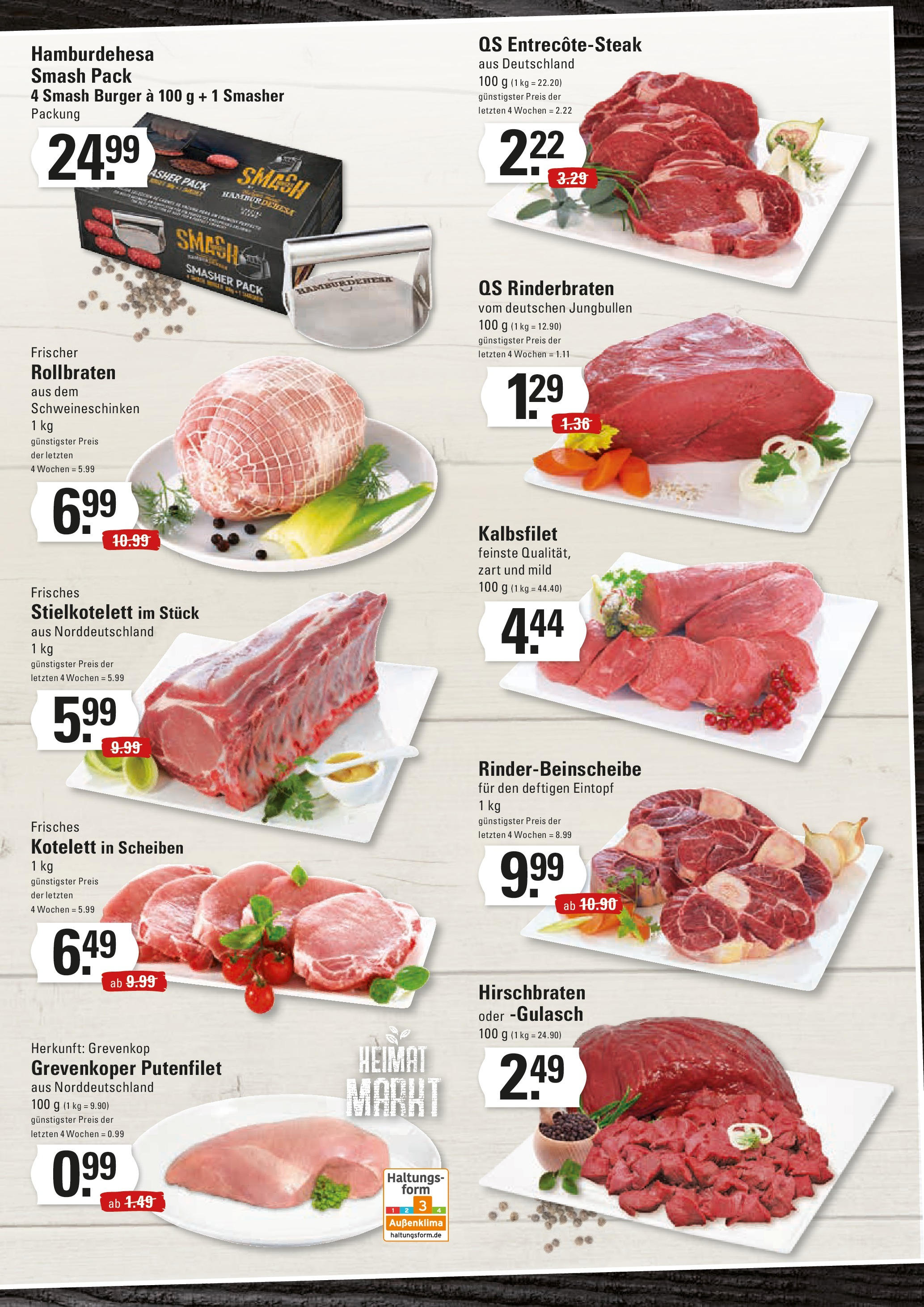 Edeka - Hamburg, Neuer Kamp 31 (ab 09.12.2024) » Angebote Online | Seite: 3 | Produkte: Rinderbraten, Burger, Gulasch