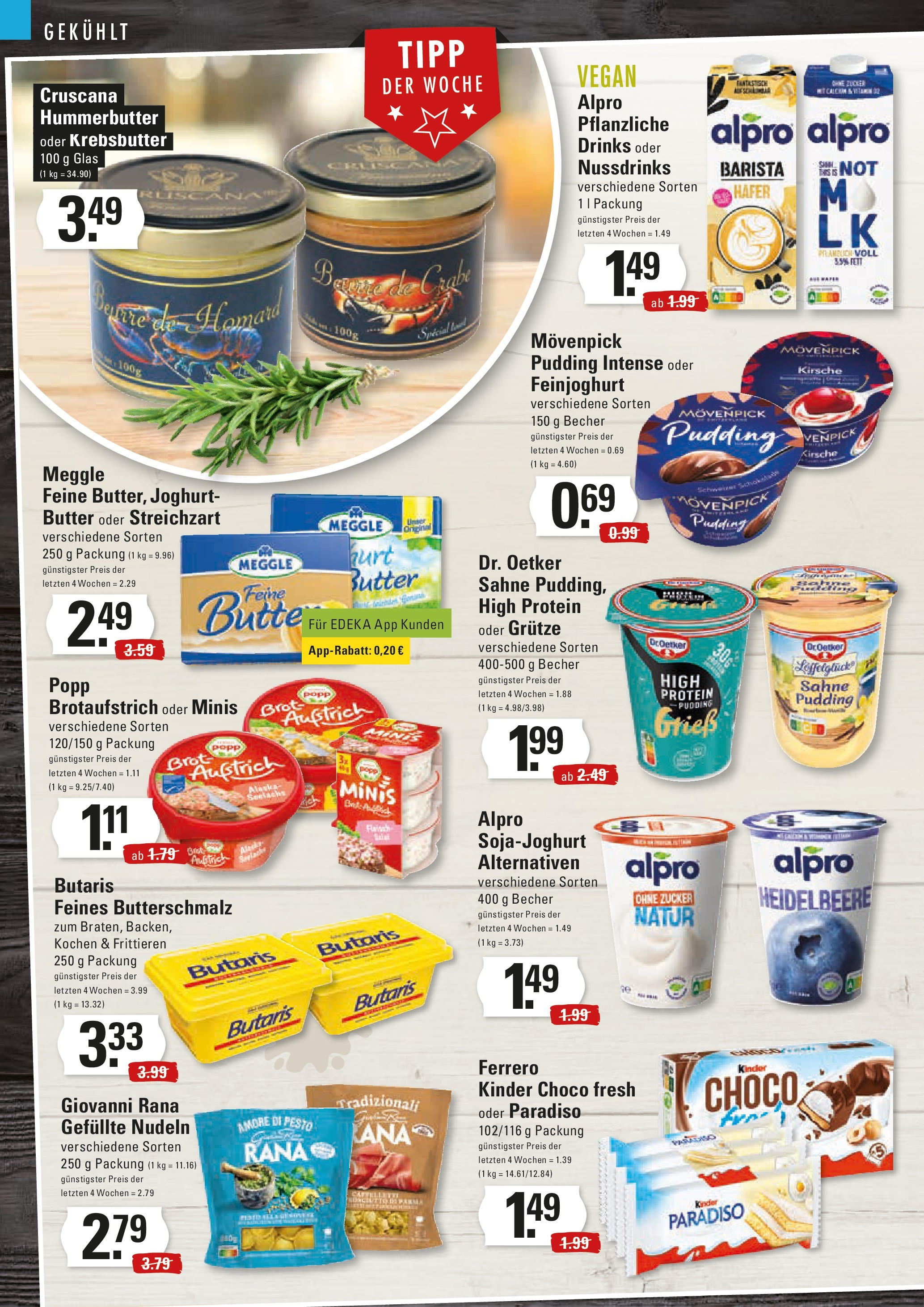 Edeka - Hamburg, Neuer Kamp 31 (ab 09.12.2024) » Angebote Online | Seite: 8 | Produkte: Butter, Alpro, Brot, Nudeln