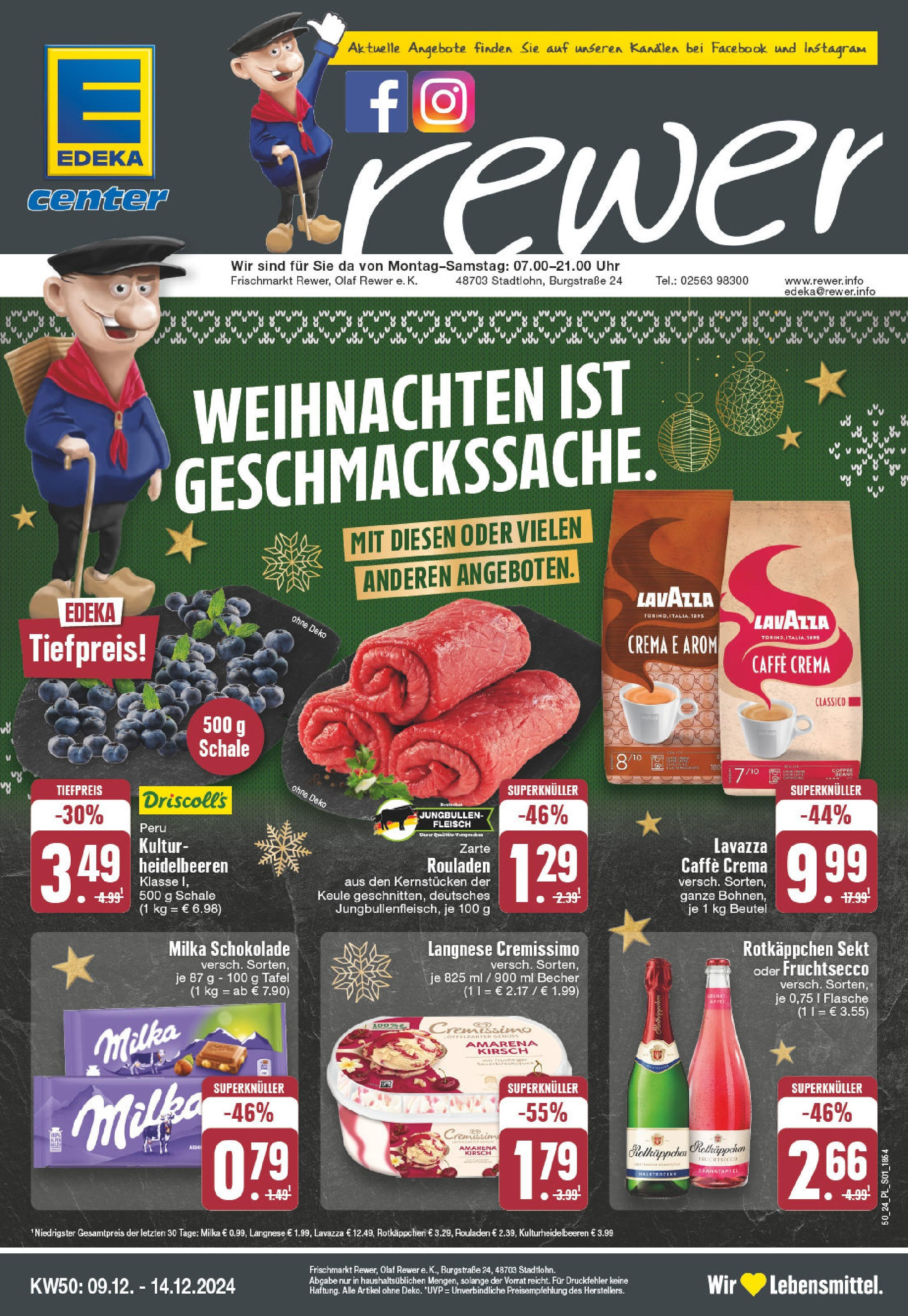 Edeka - E center: Wochenangebote (ab 08.12.2024) » Angebote Online | Seite: 1 | Produkte: Rotkappchen sekt, Sekt, Fruchtsecco, Rotkäppchen