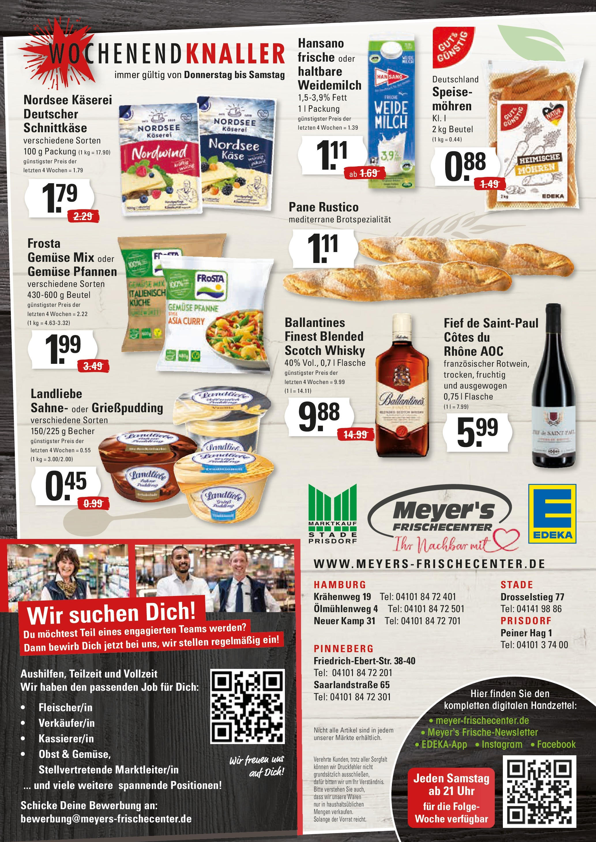 Edeka - EDEKA: Wochenangebote (ab 08.12.2024) » Angebote Online | Seite: 24 | Produkte: Milch, Küche, Frosta, Uhr