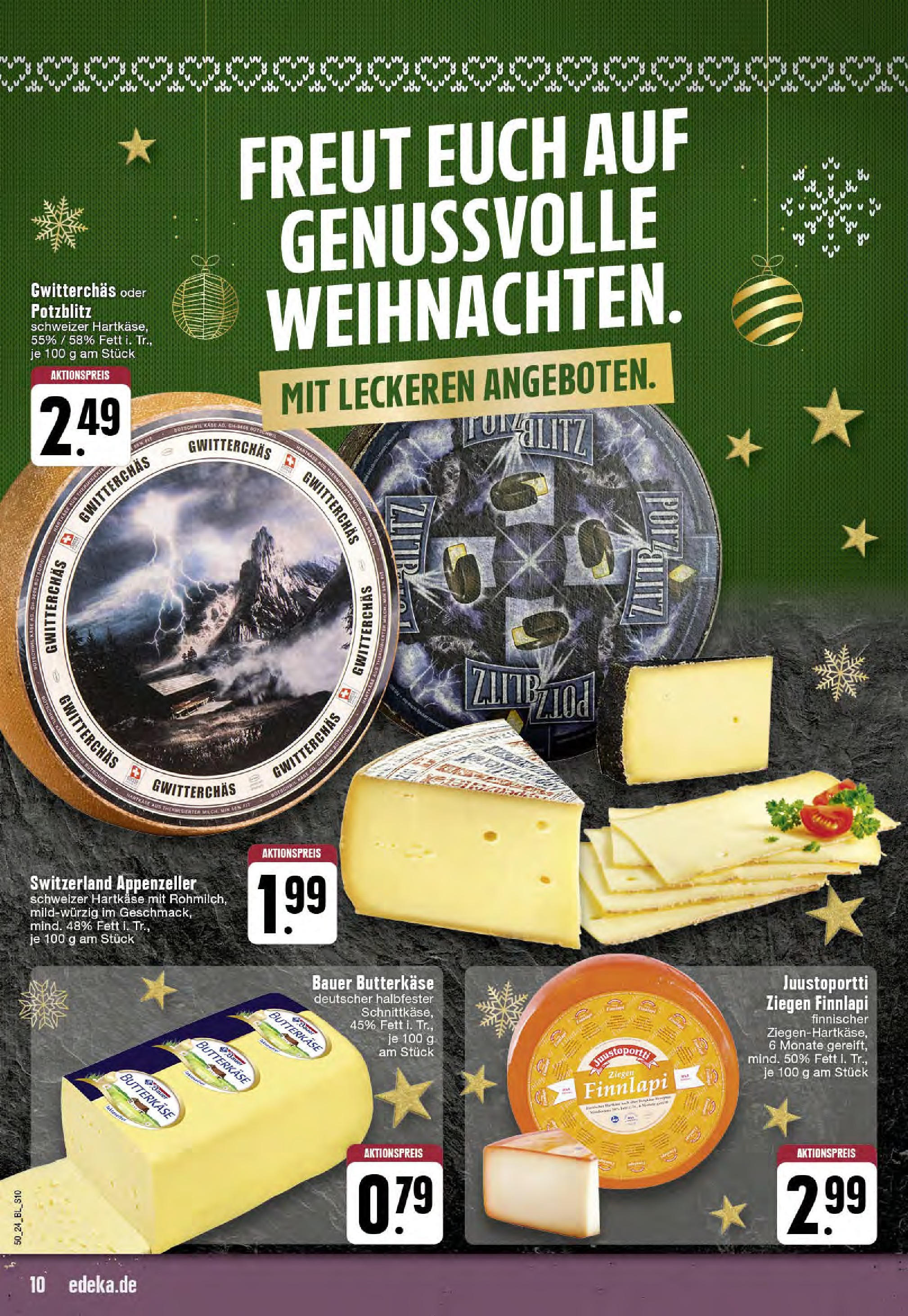 Edeka - EDEKA: Wochenangebote (ab 08.12.2024) » Angebote Online | Seite: 10 | Produkte: Käse