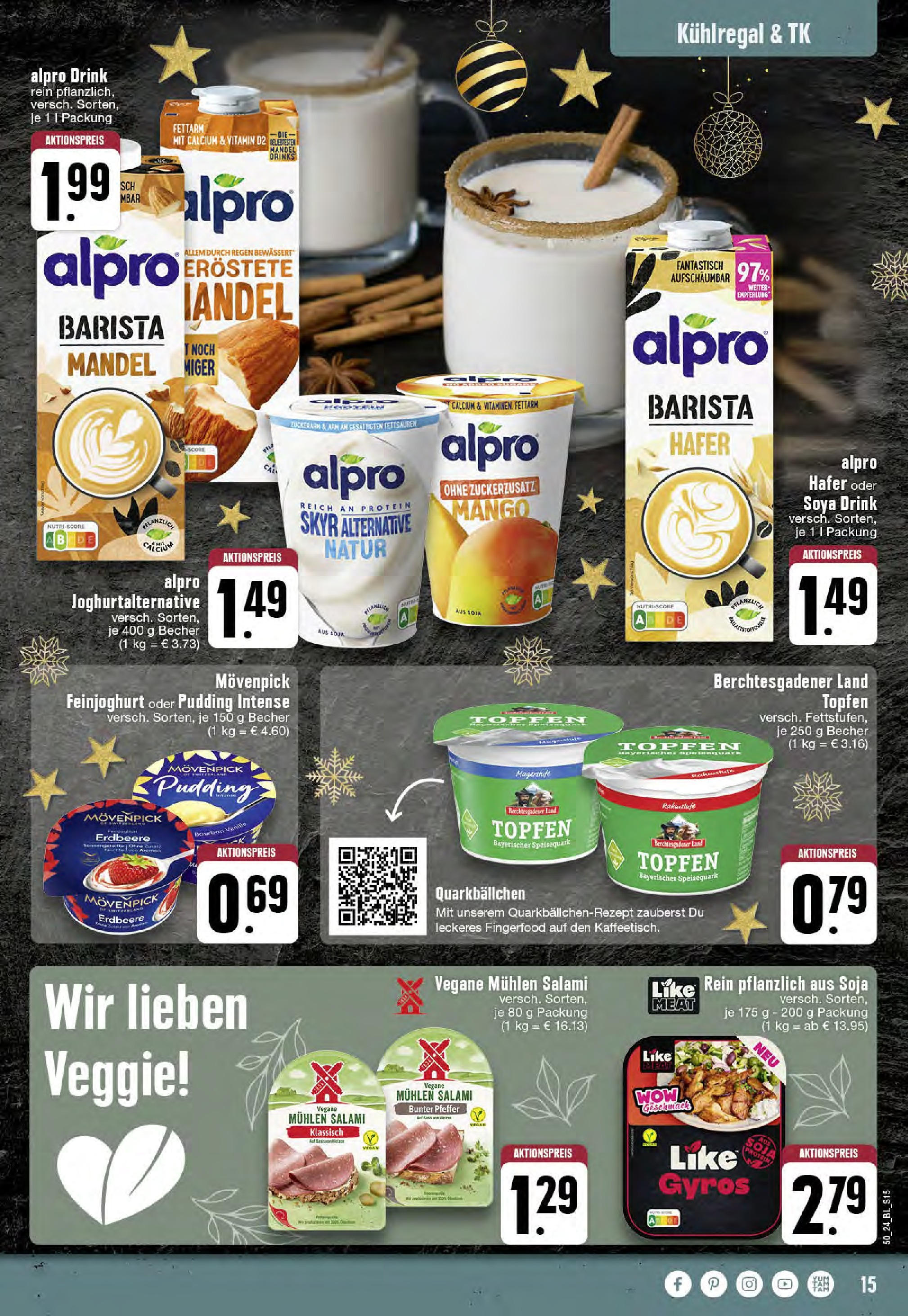 Edeka - EDEKA: Wochenangebote (ab 08.12.2024) » Angebote Online | Seite: 15 | Produkte: Pfeffer, Mango, Salami, Speisequark