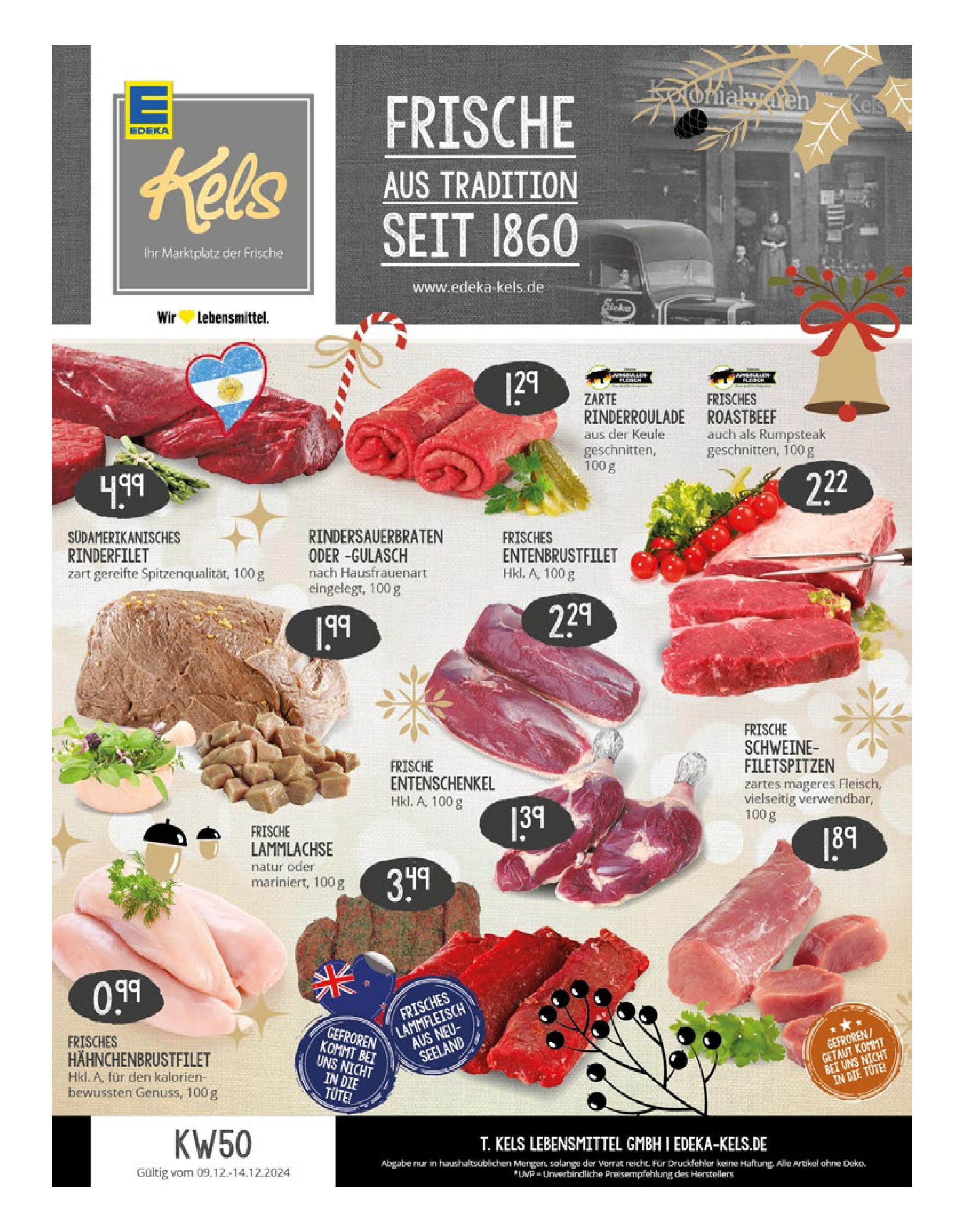 Edeka - EDEKA: Wochenangebote (ab 08.12.2024) » Angebote Online | Seite: 1 | Produkte: Rumpsteak, Rinderfilet, Roastbeef, Gulasch