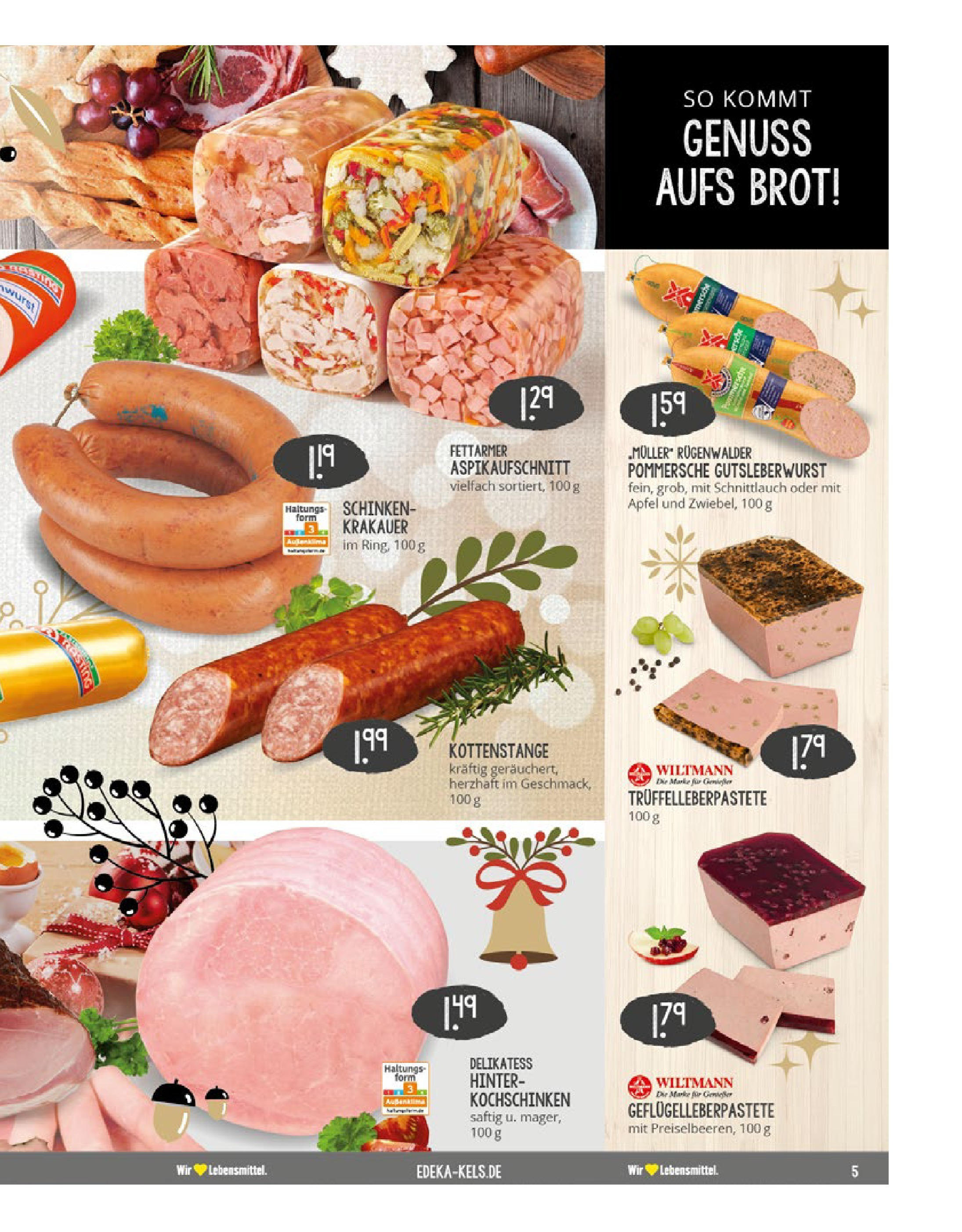 Edeka - EDEKA: Wochenangebote (ab 08.12.2024) » Angebote Online | Seite: 5 | Produkte: Äpfel, Wurst, Brot, Schinken