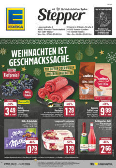 Edeka - EDEKA: Wochenangebote - gültig ab dem 08.12.2024 | Seite: 1 | Produkte: Rotkappchen sekt, Milka schokolade, Rotkäppchen, Fleisch