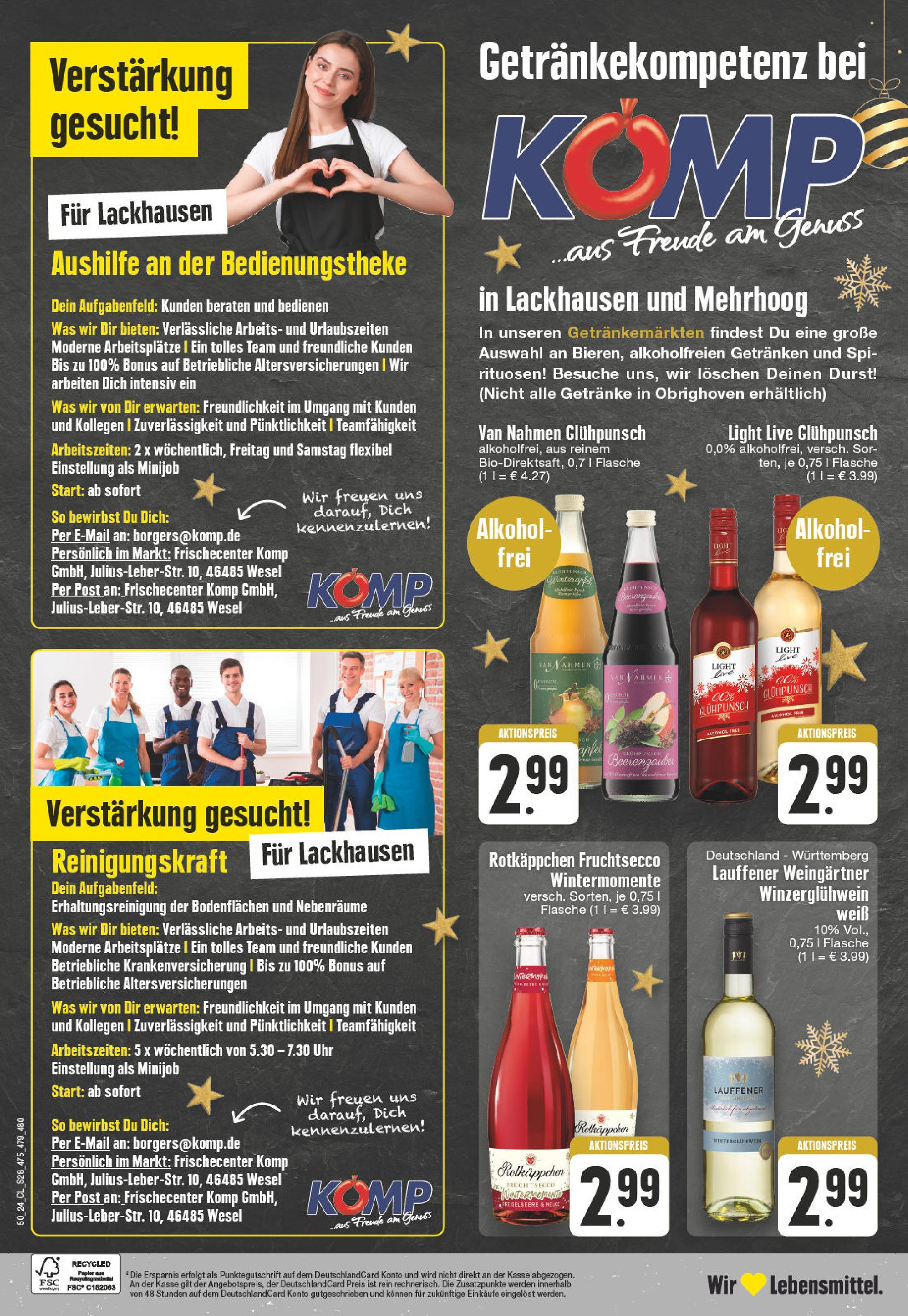 Edeka - Wesel-Lackhausen, Julius-Leber-Straße 1  (ab 09.12.2024) » Angebote Online | Seite: 28 | Produkte: Fruchtsecco, Rotkäppchen, Uhr