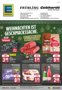 Vorschau von dem Prospekt des Geschäftes Edeka, gültig ab dem 08.12.2024