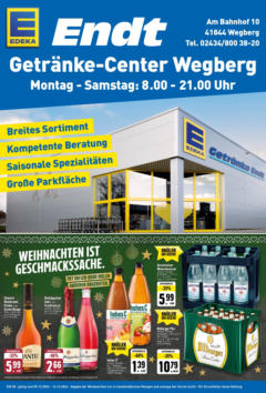 Edeka - Wegberg, Am Bahnhof 1  - gültig ab dem 09.12.2024 | Seite: 1 | Produkte: Mineralwasser, Creme, Rotkäppchen, Gerolsteiner