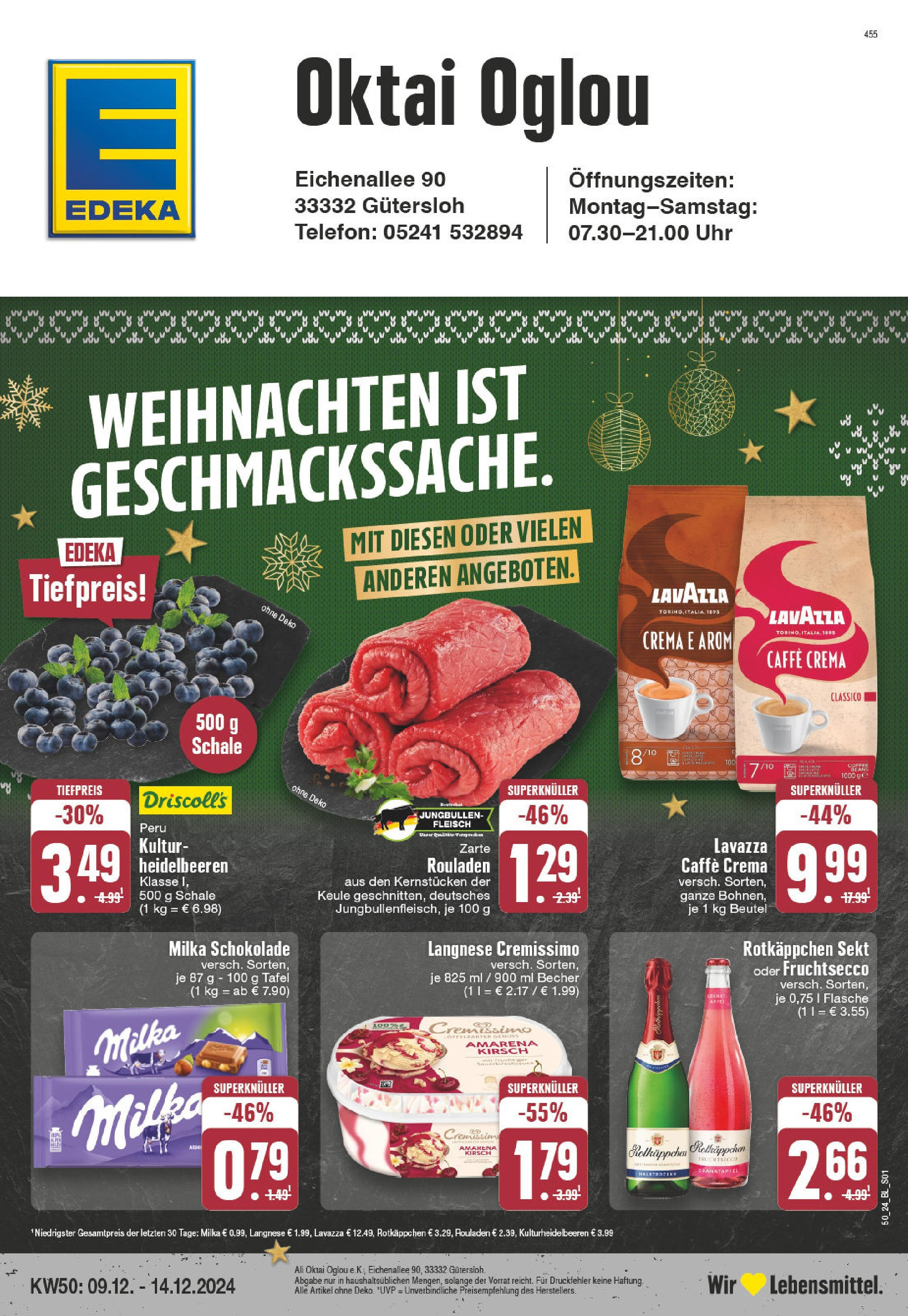 EDEKA Prospekt ab 08.12.2024 - EDEKA: Wochenangebote Online