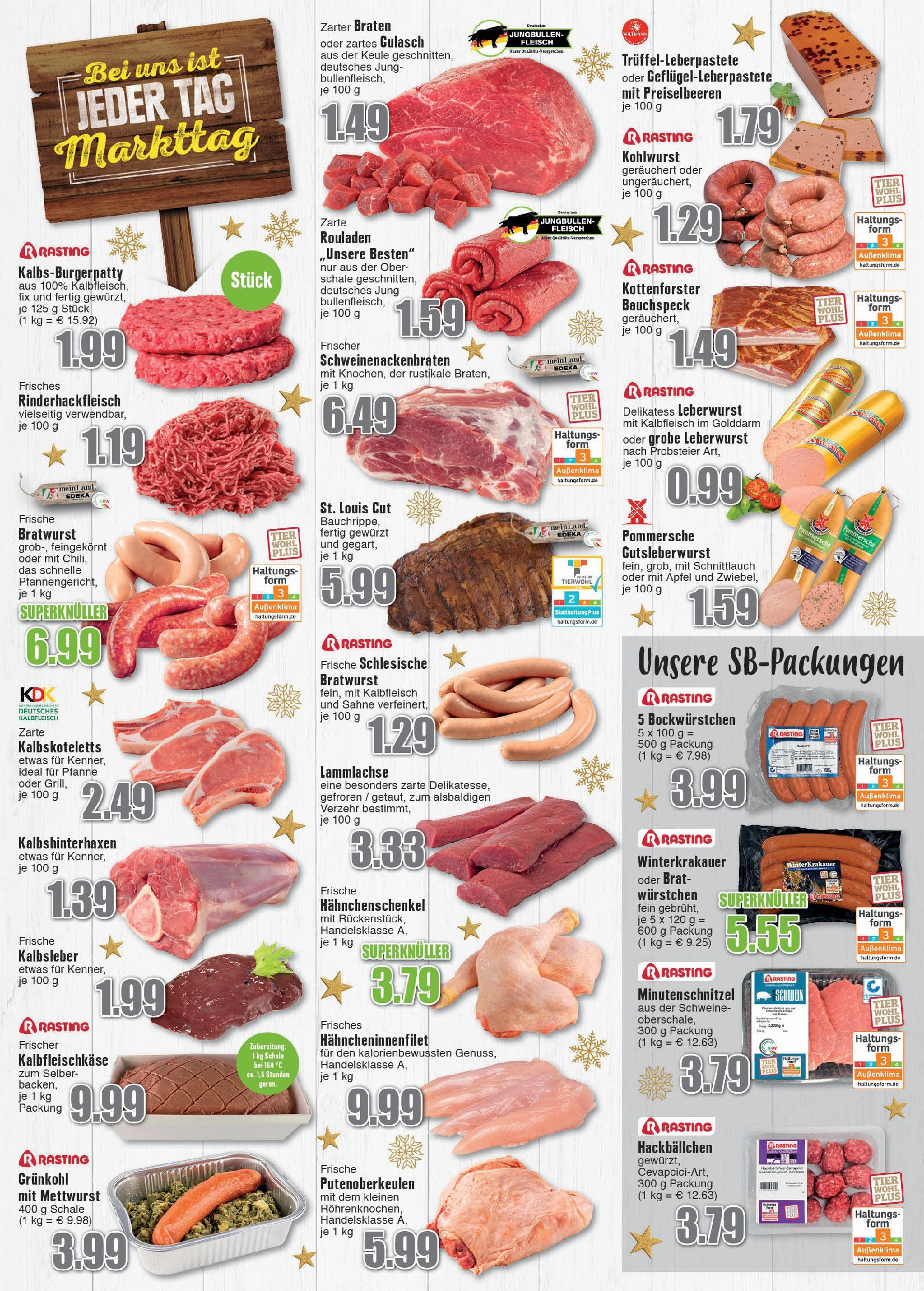 Edeka - Meckenheim, Heinz-Gottschalk-Straße 1  (ab 09.12.2024) » Angebote Online | Seite: 2 | Produkte: Bratwurst, Kalbsleber, Gulasch, Sahne