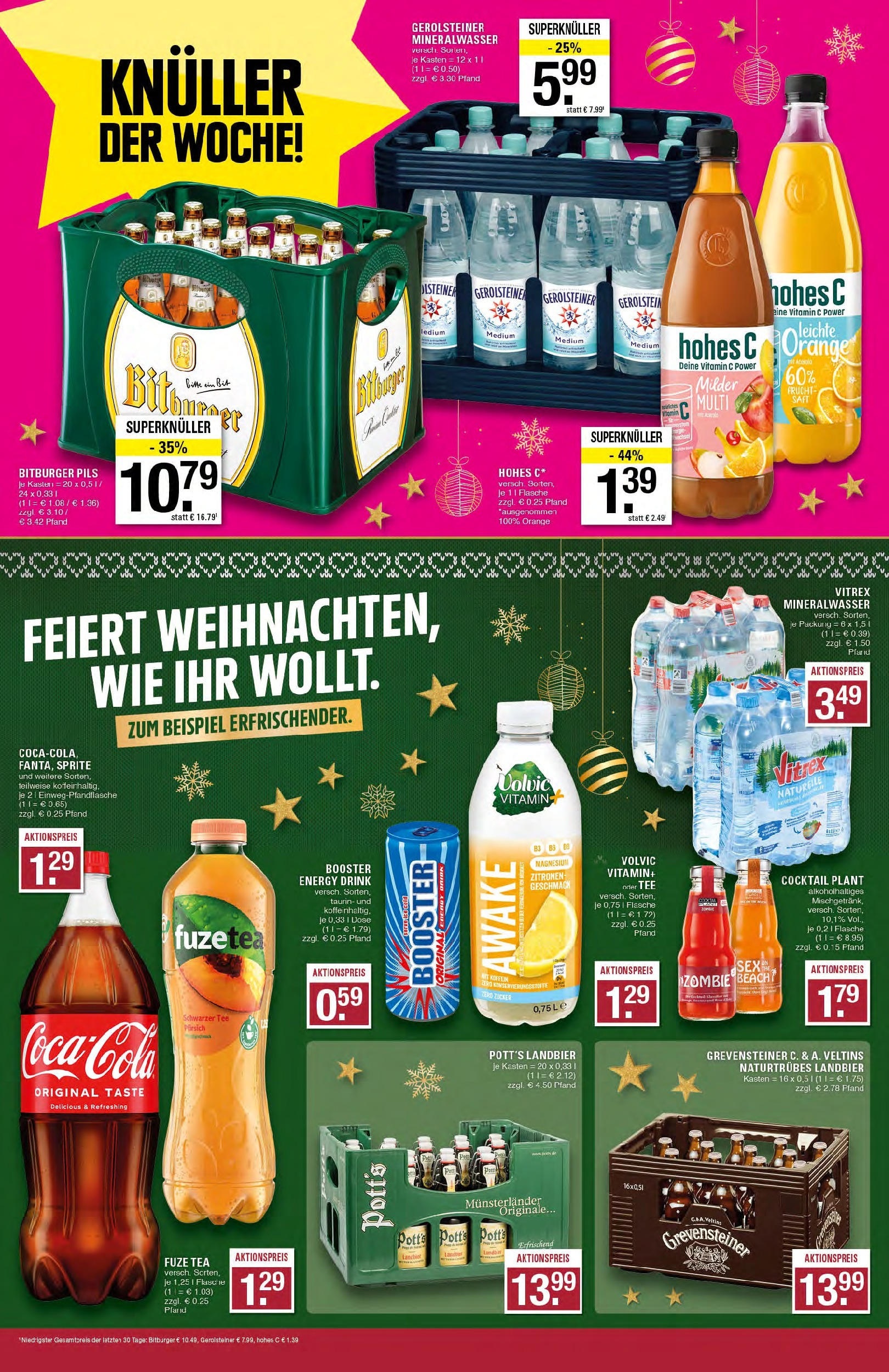 Edeka - EDEKA: Wochenangebote (ab 08.12.2024) » Angebote Online | Seite: 12 | Produkte: Bitburger, Fuze tea, Energy, Gerolsteiner