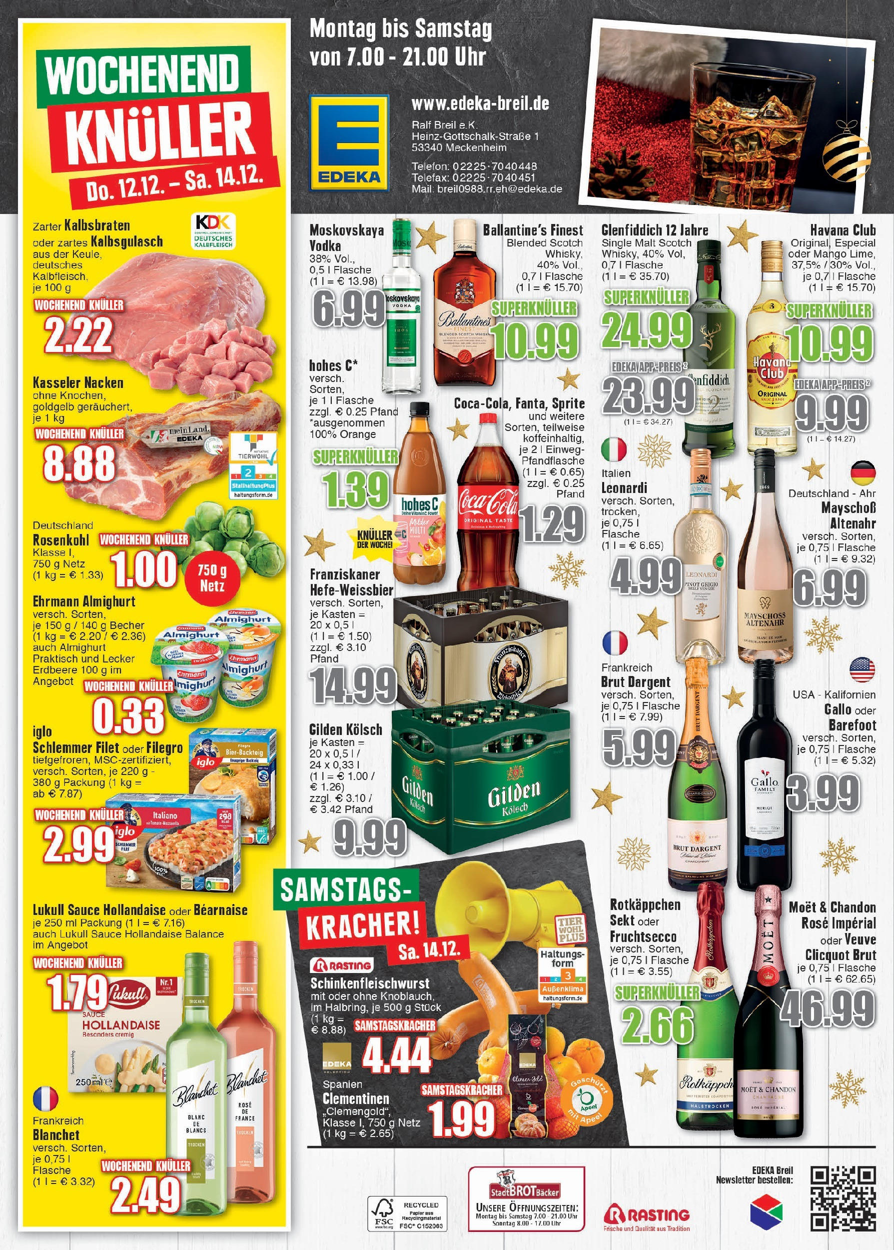 Edeka - Meckenheim, Heinz-Gottschalk-Straße 1  (ab 09.12.2024) » Angebote Online | Seite: 6 | Produkte: Havana club, Franziskaner, Fruchtsecco, Vodka