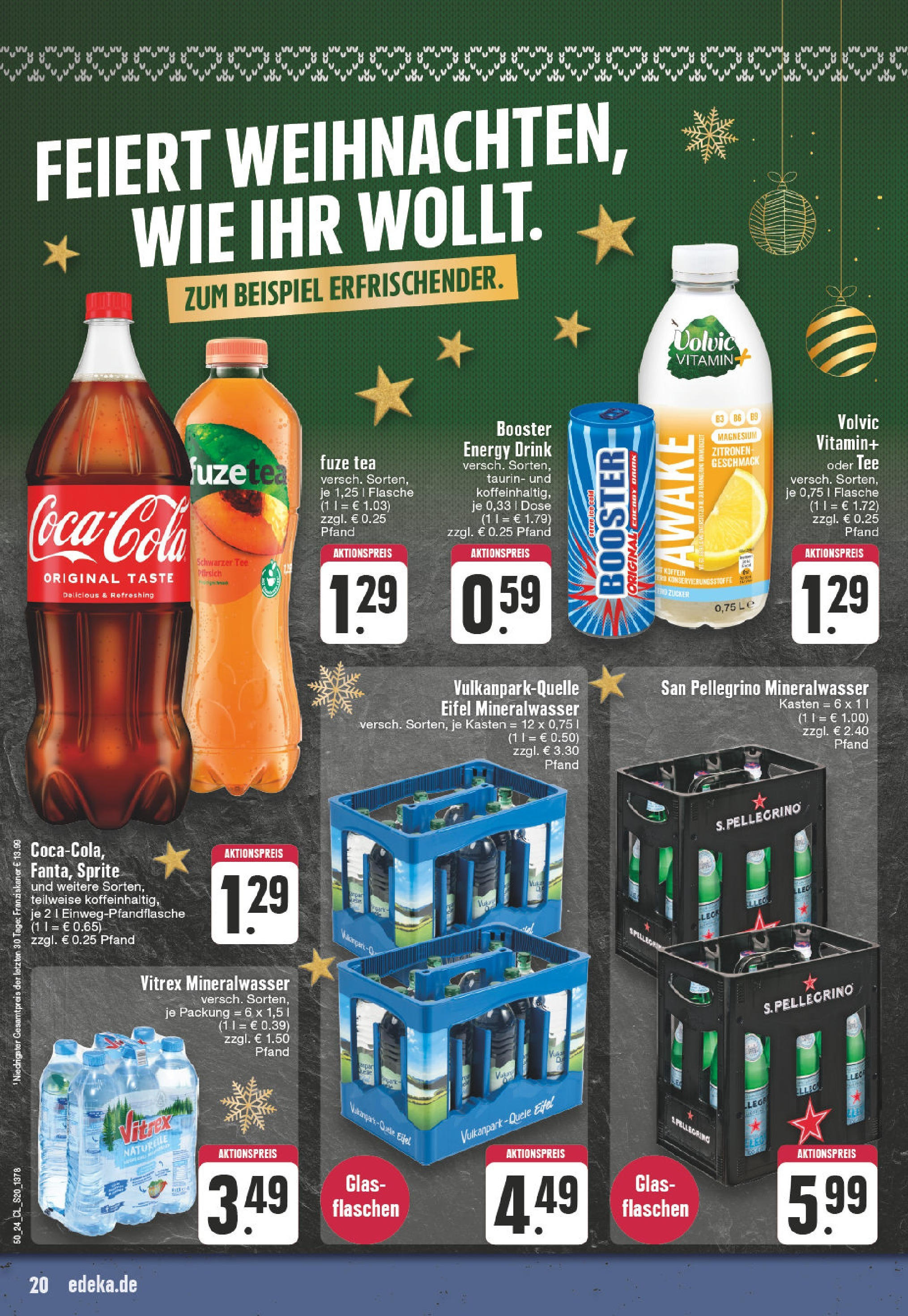 Edeka - Puderbach, Urbacher Straße 3  (ab 09.12.2024) » Angebote Online | Seite: 20 | Produkte: Franziskaner, Pfirsich, Volvic, Zitronen