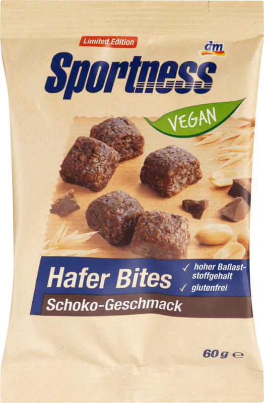 Sportness Protein Hafer Bites, Schoko Geschmack