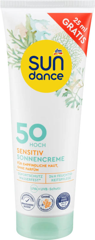 SUNDANCE Sensitiv Sonnencreme LSF 50 Überfüller