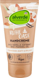 alverde NATURKOSMETIK Handcreme "Ruheoase" mit Vanille-Extrakt & Mandel-Öl