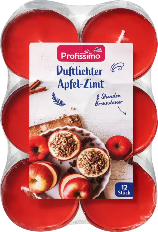 Profissimo Maxi Duftlichter Apfel-Zimt