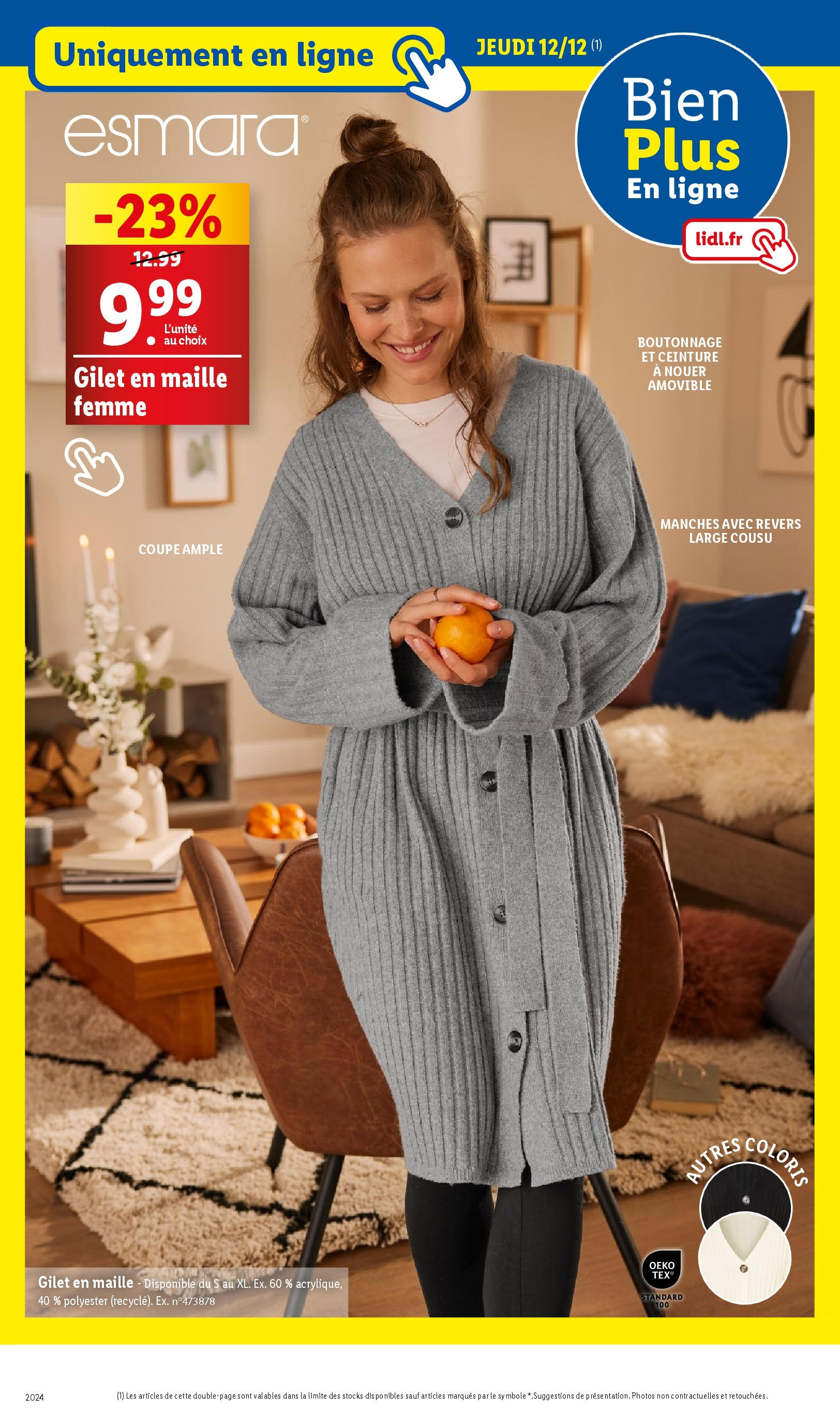 Catalogue LIDL du 11/12/2024 | Promo prospectus en ligne | Page: 18 | Produits: Ceinture, Gilet