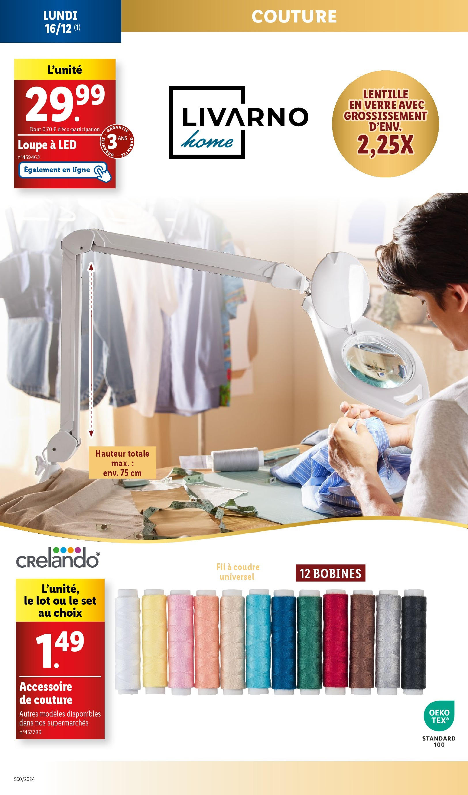 Catalogue LIDL du 11/12/2024 | Promo prospectus en ligne | Page: 20 | Produits: Loupe, Lentille