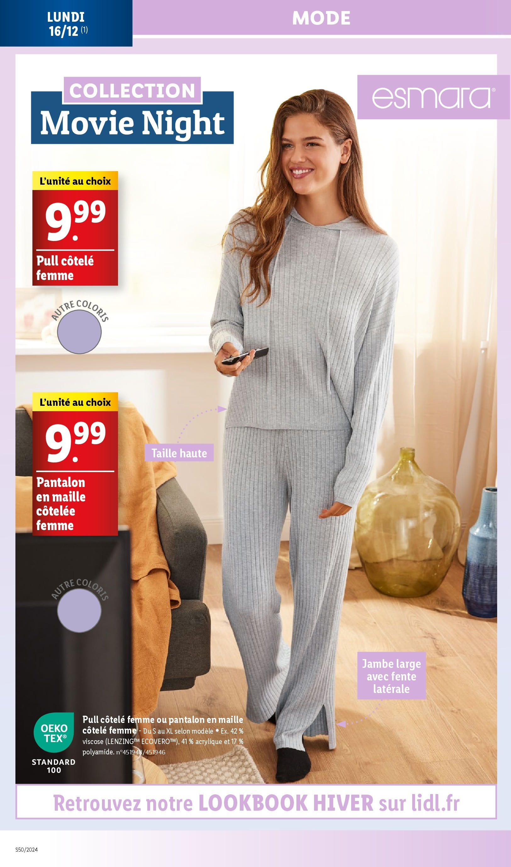 Catalogue LIDL du 11/12/2024 | Promo prospectus en ligne | Page: 32 | Produits: Pull, Pantalon