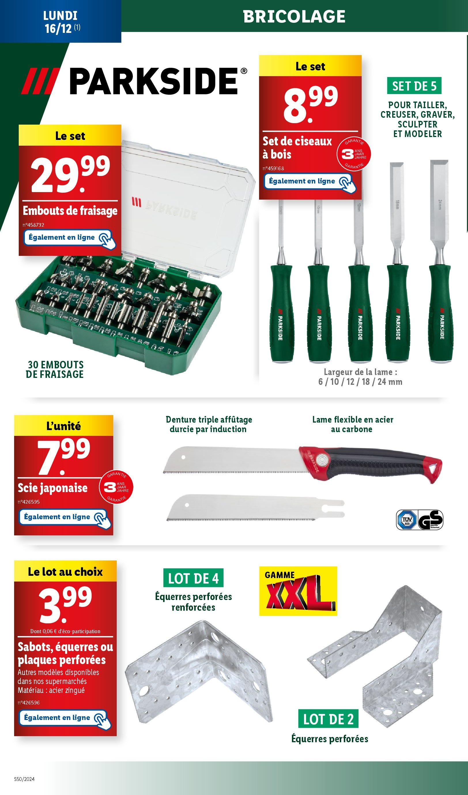 Catalogue LIDL du 11/12/2024 | Promo prospectus en ligne | Page: 36 | Produits: Ciseaux