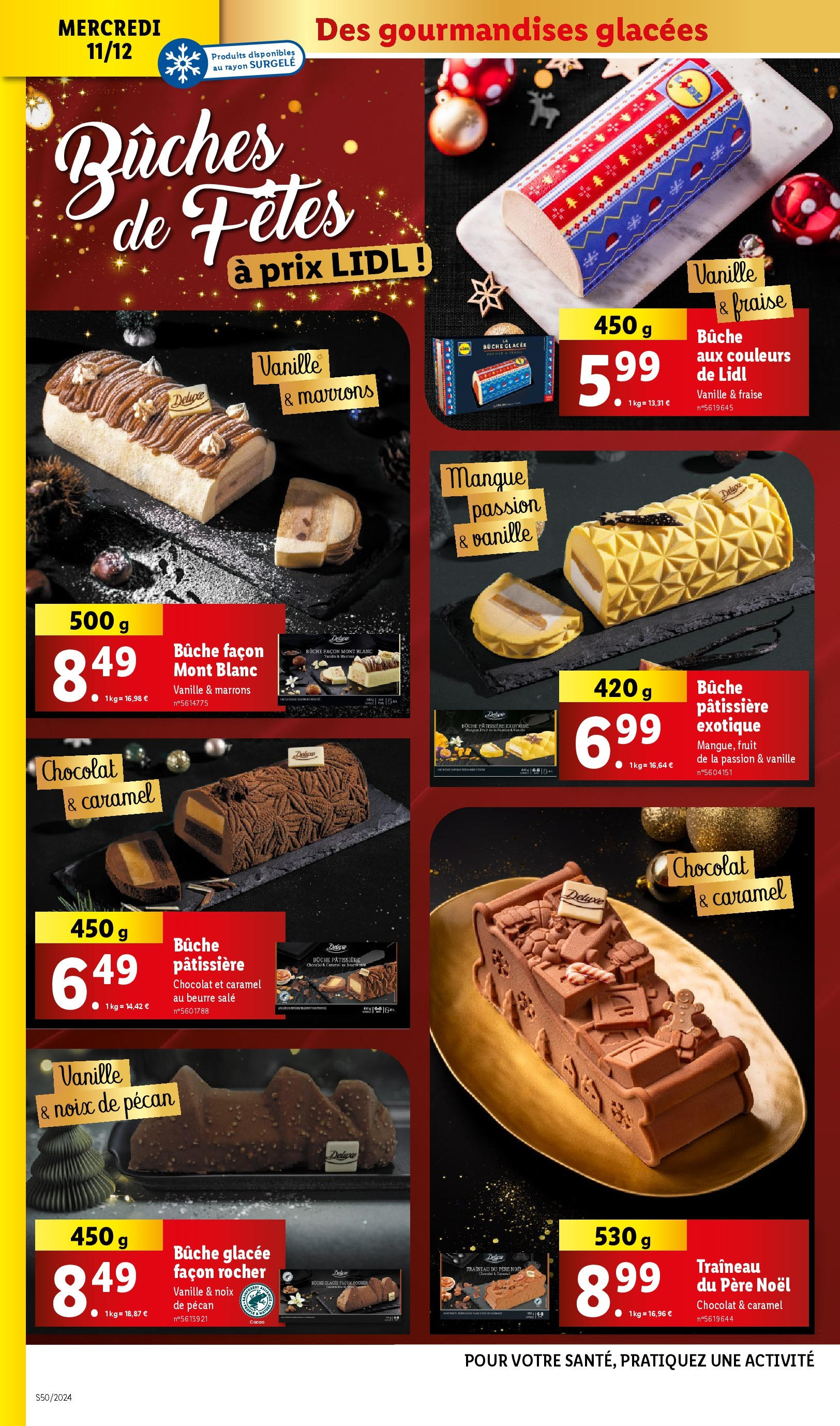 Catalogue LIDL du 10/12/2024 | Promo prospectus en ligne | Page: 18 | Produits: Fraise, Beurre, Chocolat, Noix