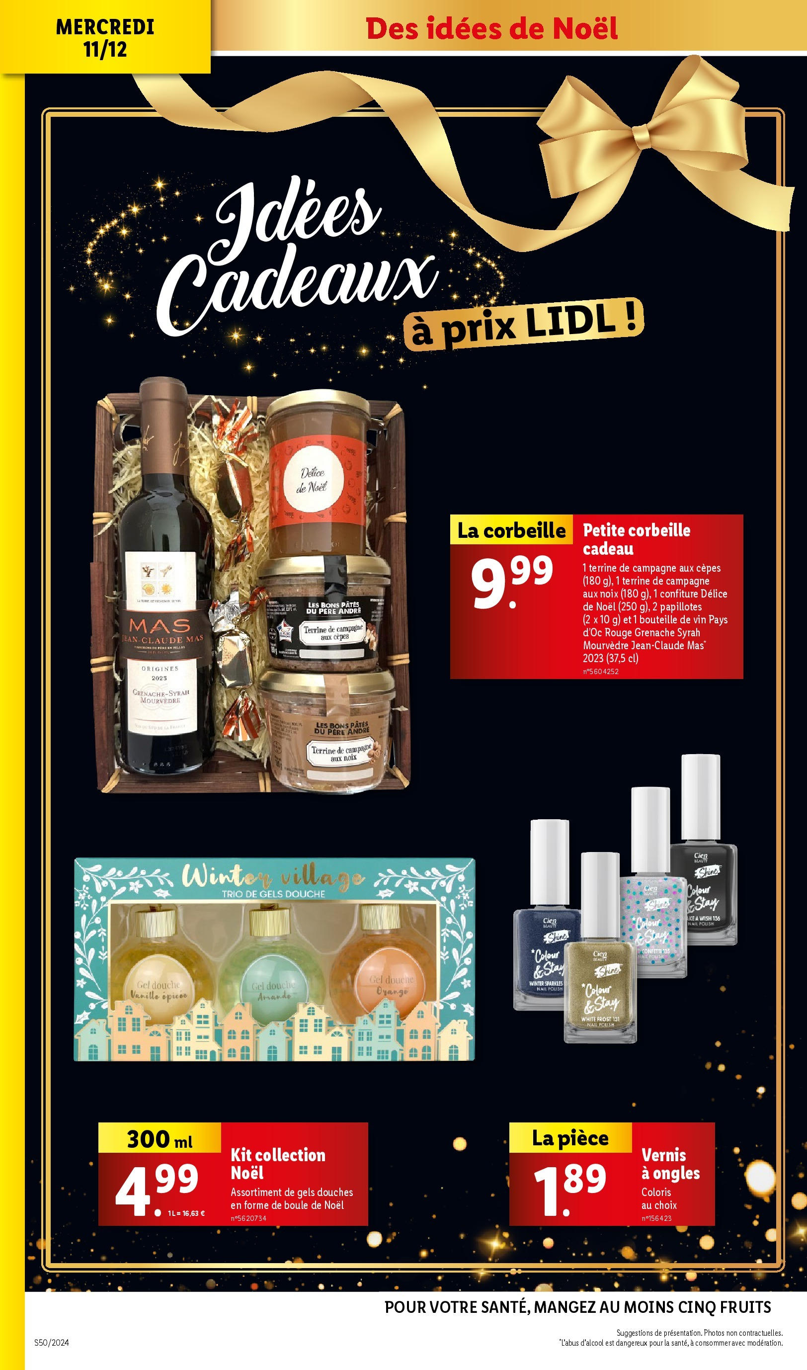 Catalogue LIDL du 10/12/2024 | Promo prospectus en ligne | Page: 22 | Produits: Orange, Pâtes, Noix, Papillotes