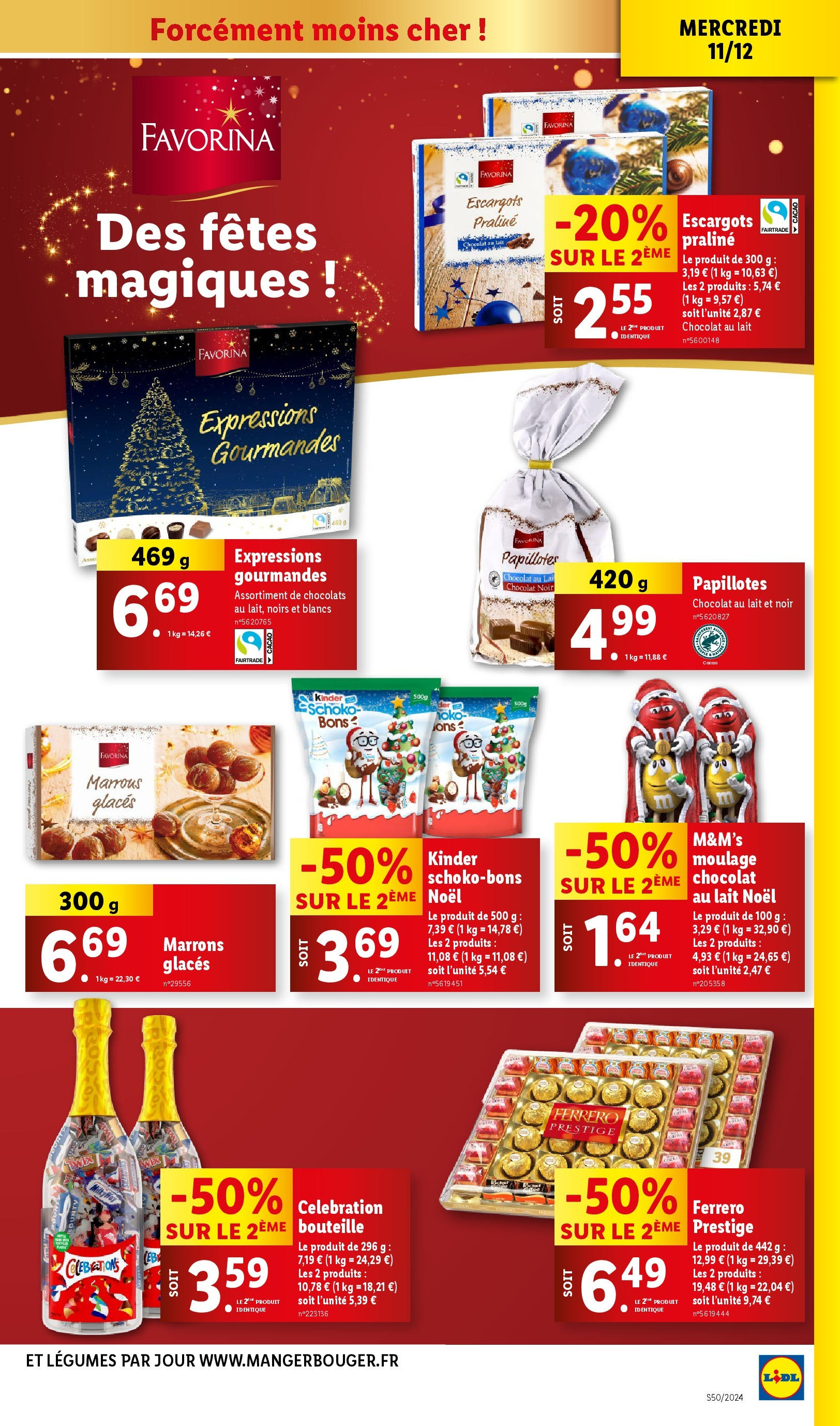 Catalogue LIDL du 10/12/2024 | Promo prospectus en ligne | Page: 23 | Produits: Escargots, Lait, Chocolat, Papillotes