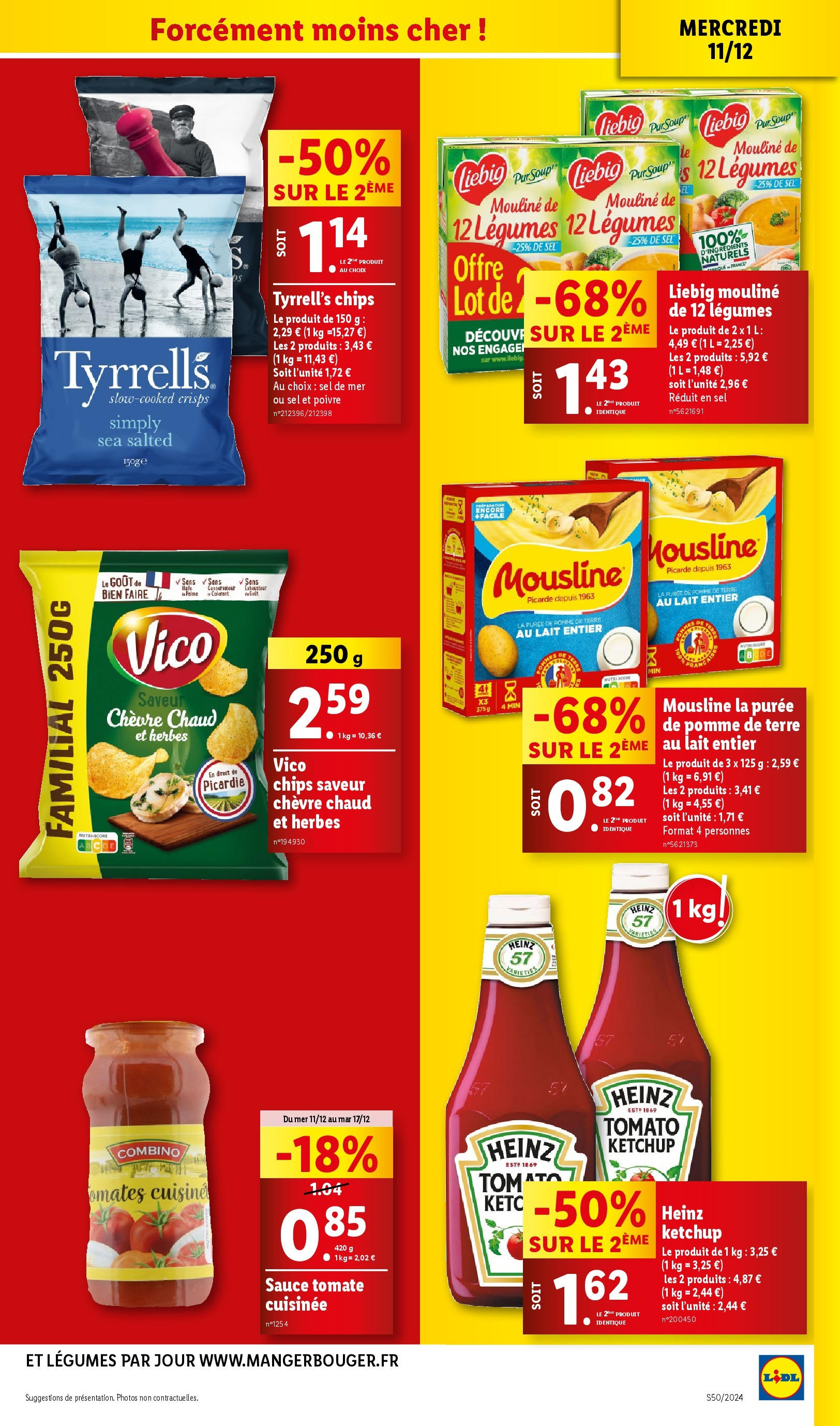 Catalogue LIDL du 10/12/2024 | Promo prospectus en ligne | Page: 27 | Produits: Lait entier, Pomme de terre, Sel, Chips