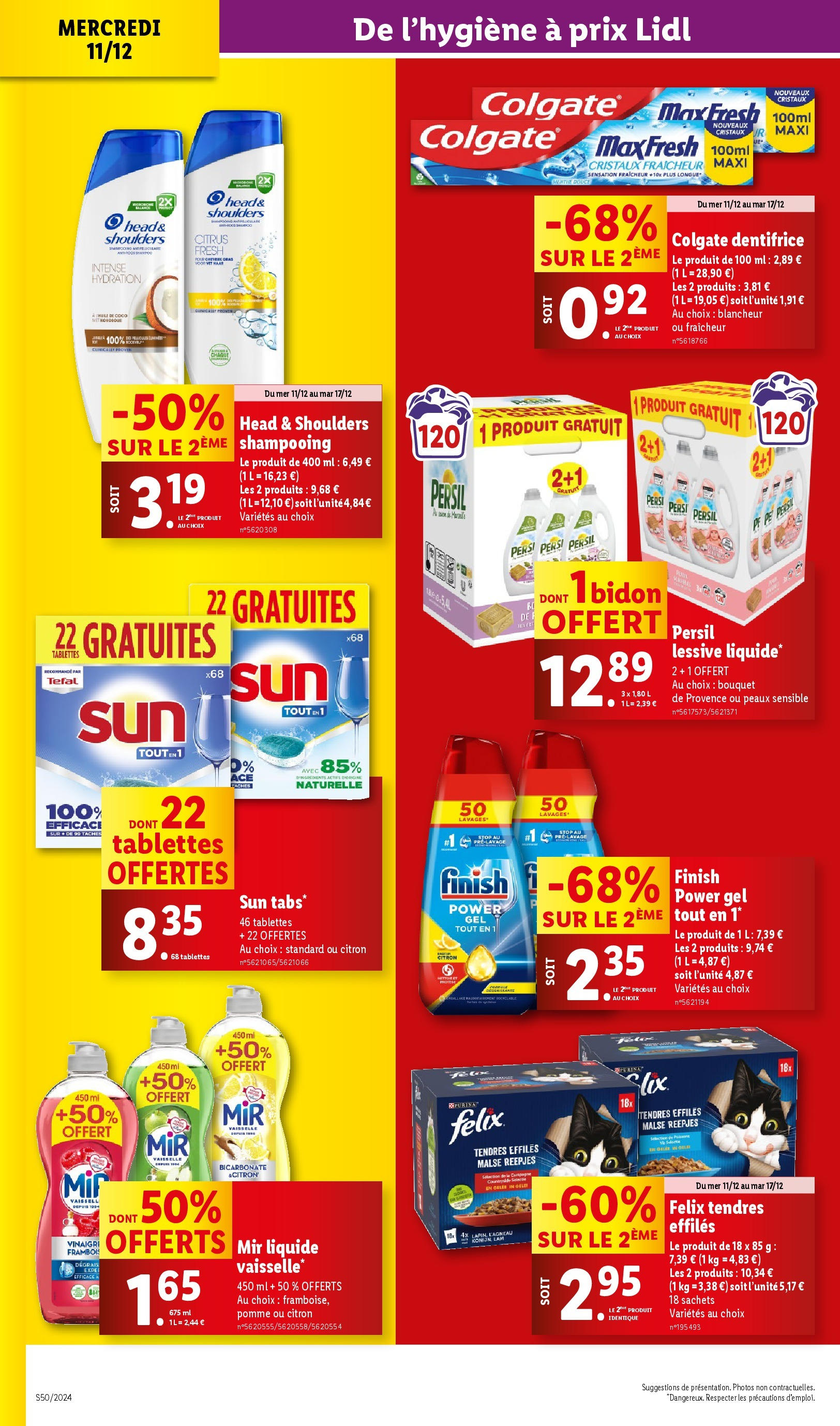 Catalogue LIDL du 10/12/2024 | Promo prospectus en ligne | Page: 30 | Produits: Pomme, Shampooing, Dentifrice, Lessive