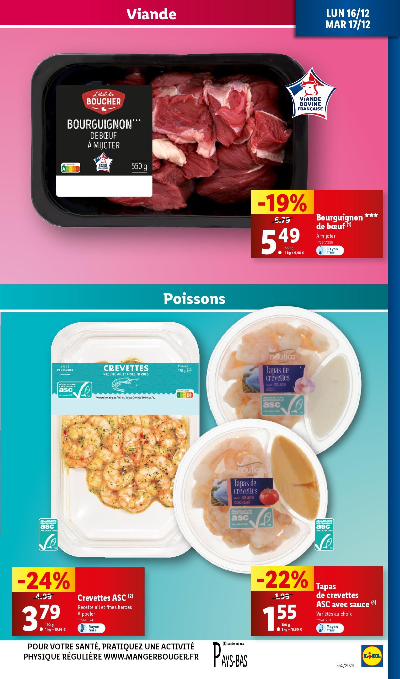 Catalogue LIDL du 10/12/2024 | Promo prospectus en ligne | Page: 35 | Produits: Poids, Ail, Viande, Viande bovine