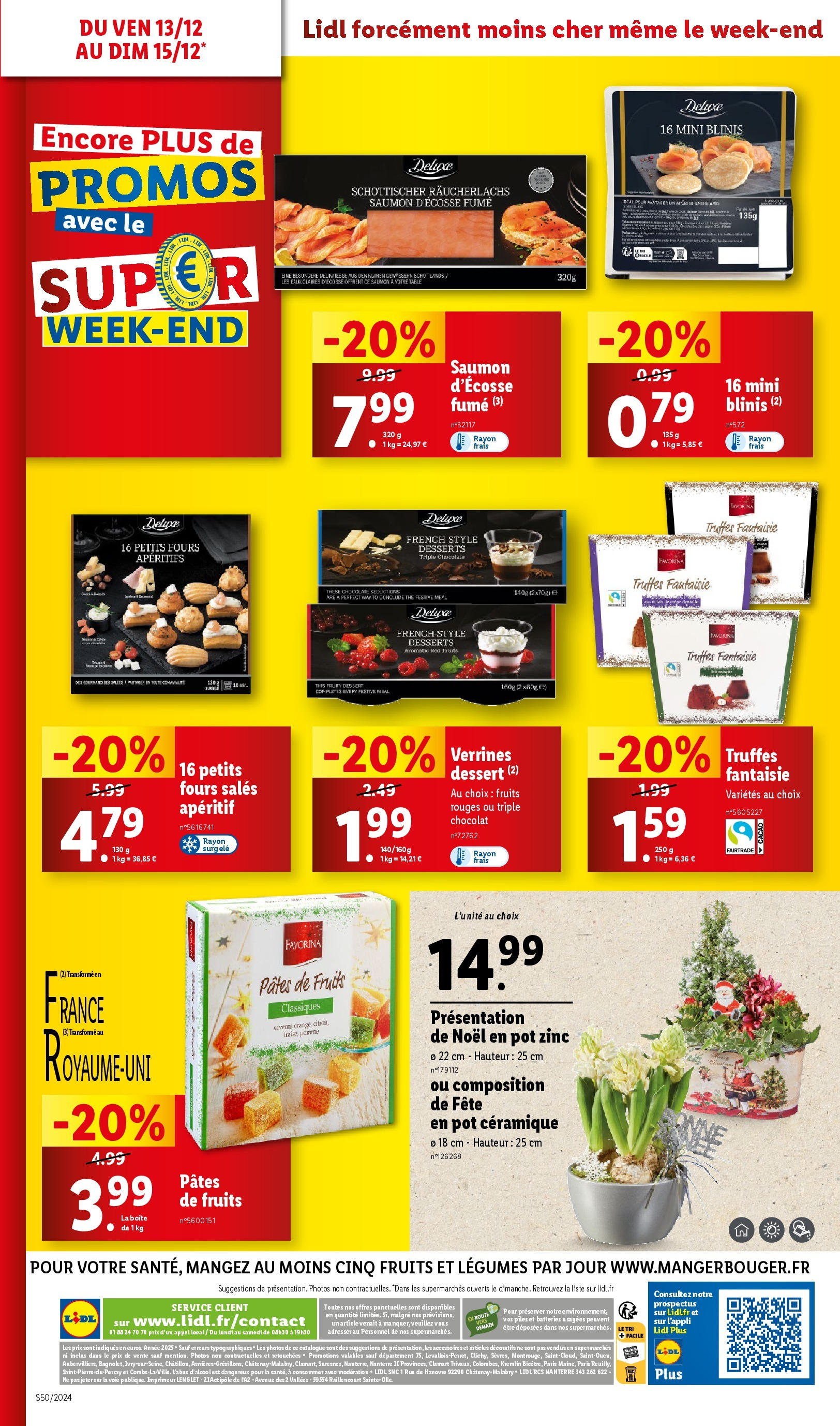 Catalogue LIDL du 10/12/2024 | Promo prospectus en ligne | Page: 86 | Produits: Blinis, Table, Thé, Saumon