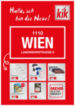 KiK KiK: Neueröffnung Wien Landwehrstraße - bis 23.12.2024