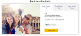 Per i turisti in italia