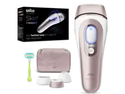 Braun PL7253 i-expert Pro IPL-Haarentfernungsgerät (Rose, mit 3 Aufsätzen, Netzbetrieb)