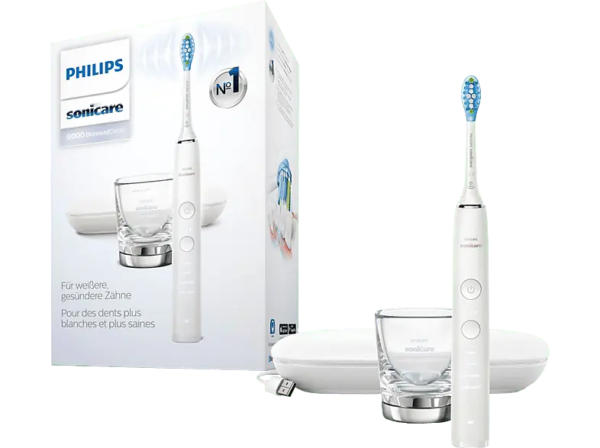 Philips HX9911/27 Sonicare DiamondClean9000 mit App Elektrische Schallzahnbürste Weiß