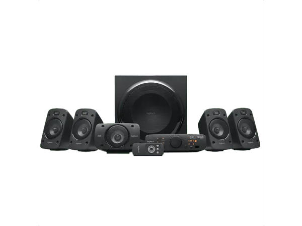 LOGITECH Z906 5.1 Lautsprecher, 1000W, THX, Dolby Digital und DTS-zertifizierter, Schwarz; PC-Lautsprecher