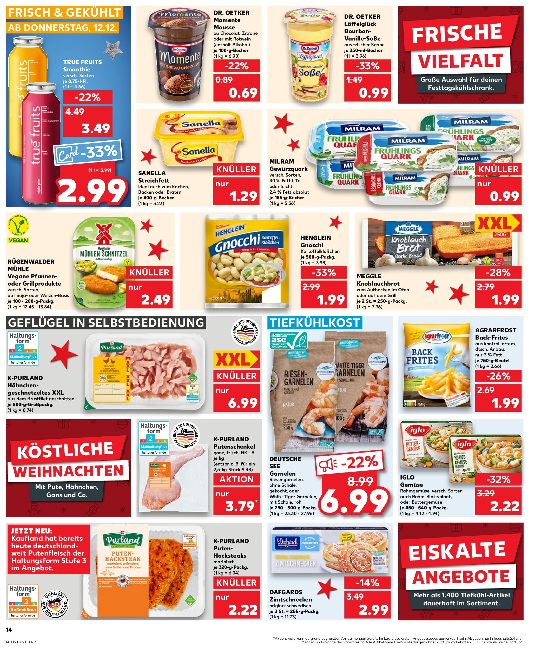 Kaufland - Kaufland: Wochenangebote (ab 11.12.2024) » Angebote Online zum Blättern | Seite: 14 | Produkte: Grill, Mühle, Rotwein, Iglo