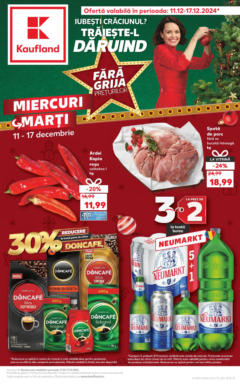 Catalog Kaufland - Sibiu – previzualizare al pliantului de la Kaufland valabil de la 11.12.2024