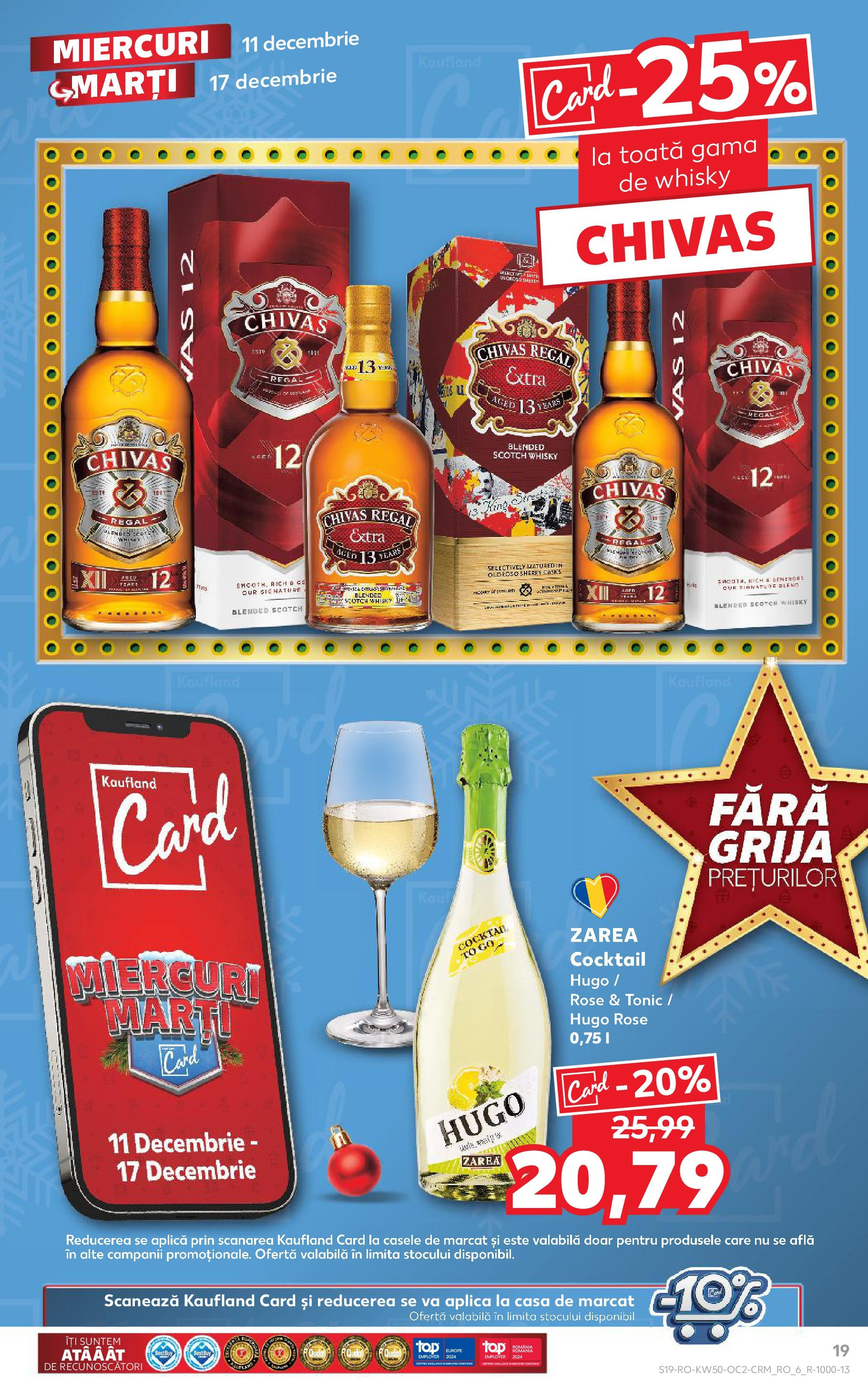 Catalog Kaufland - Bistriţa 11.12.2024 - Revista si Oferta | Pagină: 19 | Produse: Cocktail