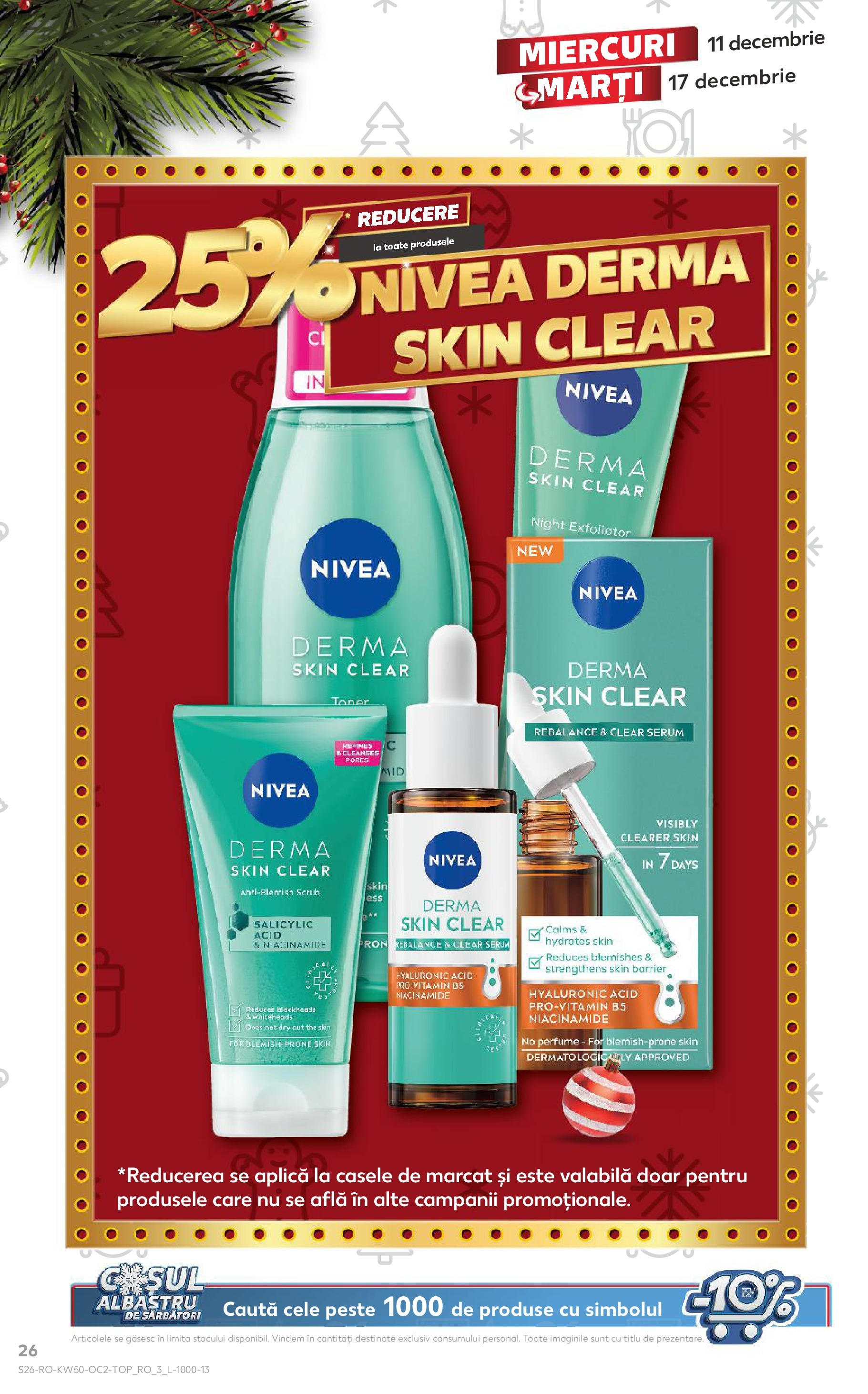 Catalog Kaufland - Bistriţa 11.12.2024 - Revista si Oferta | Pagină: 26 | Produse: Serum, Scrub, Pește