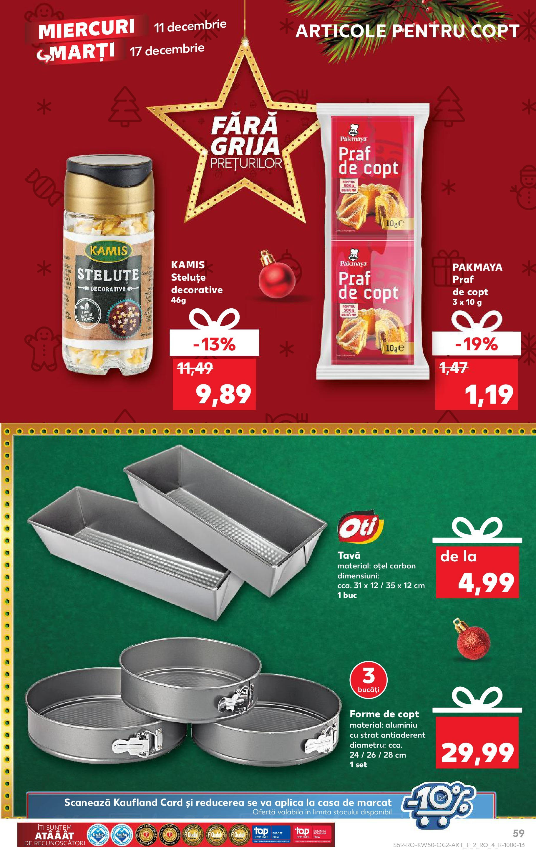 Catalog Kaufland - Bistriţa 11.12.2024 - Revista si Oferta | Pagină: 59