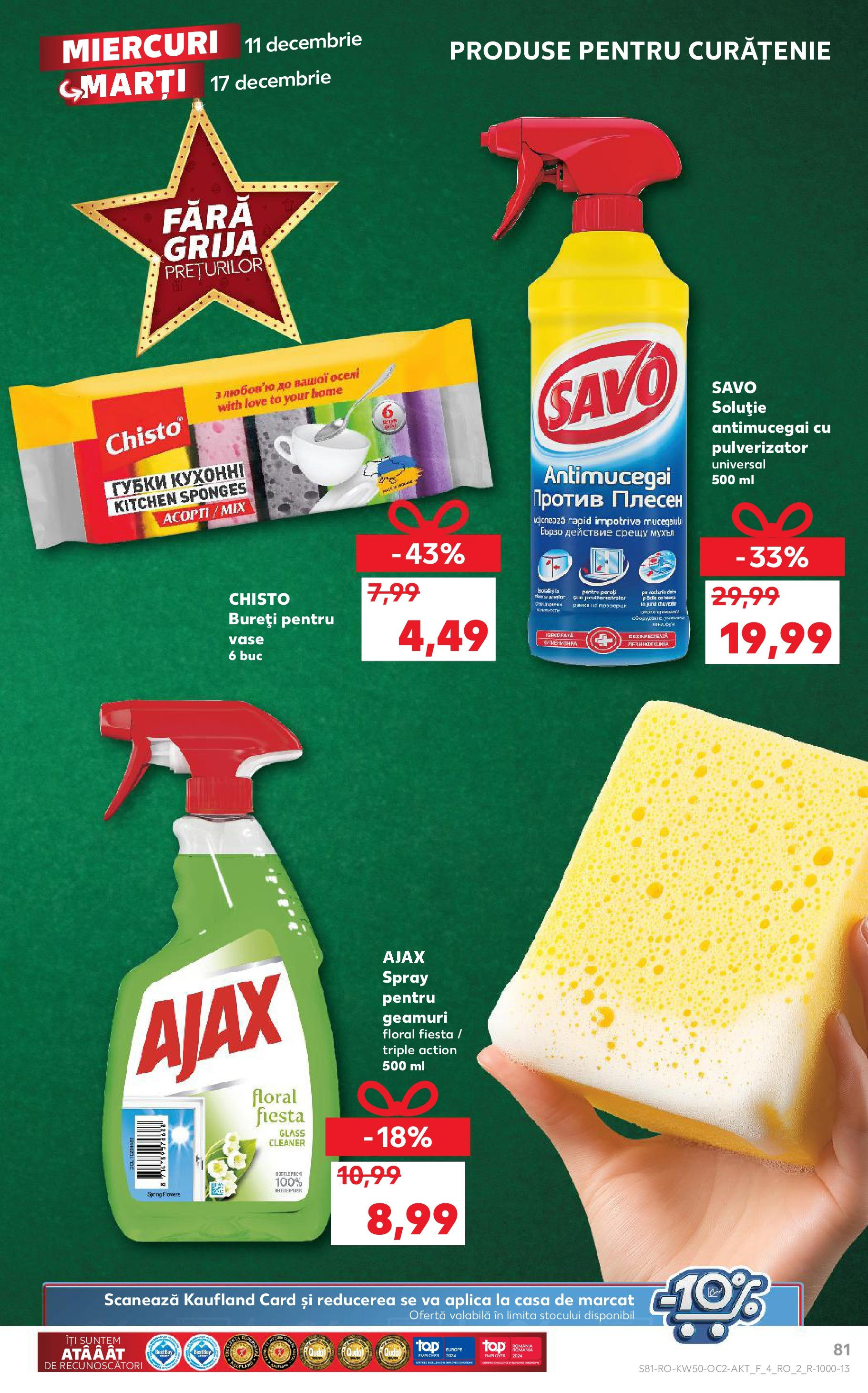 Catalog Kaufland - Bistriţa 11.12.2024 - Revista si Oferta | Pagină: 81