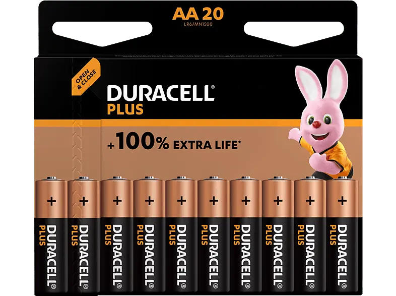 Duracell AA Plus Batterie, 20er Pack