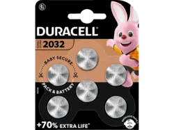 Duracell CR2032 Lithium Knopfzelle 6 St&uuml;ck