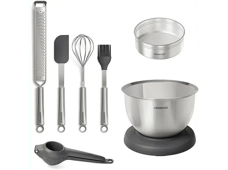 Kenwood KWSP 200 Backzubehör-Set aus Edelstahl; Backzubehör Set