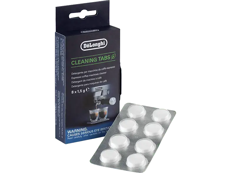 De'Longhi DLSC552 Reinigungstabletten 8 Stück; Reinigungstabs