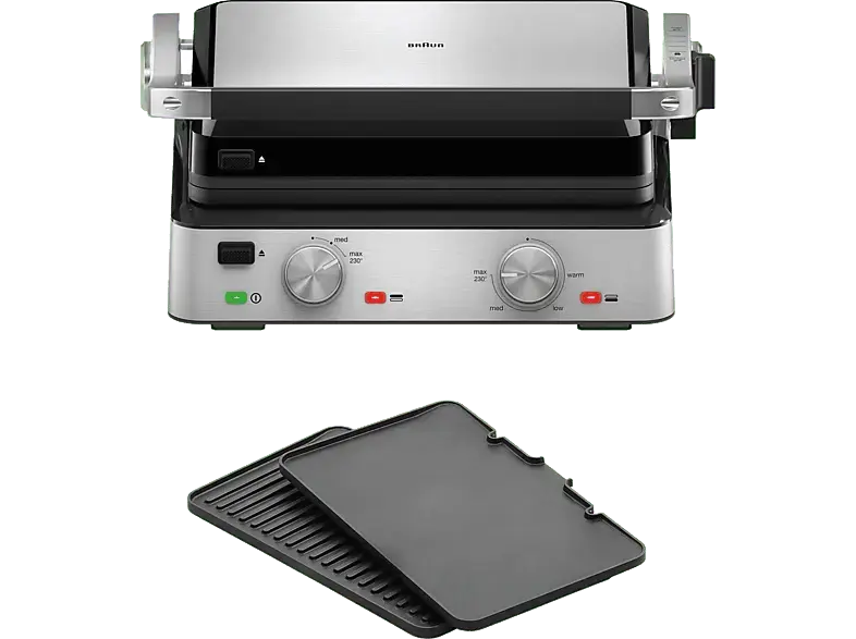 Braun Multigrill 7 CG 7020 Kontaktgrill silber; Griller